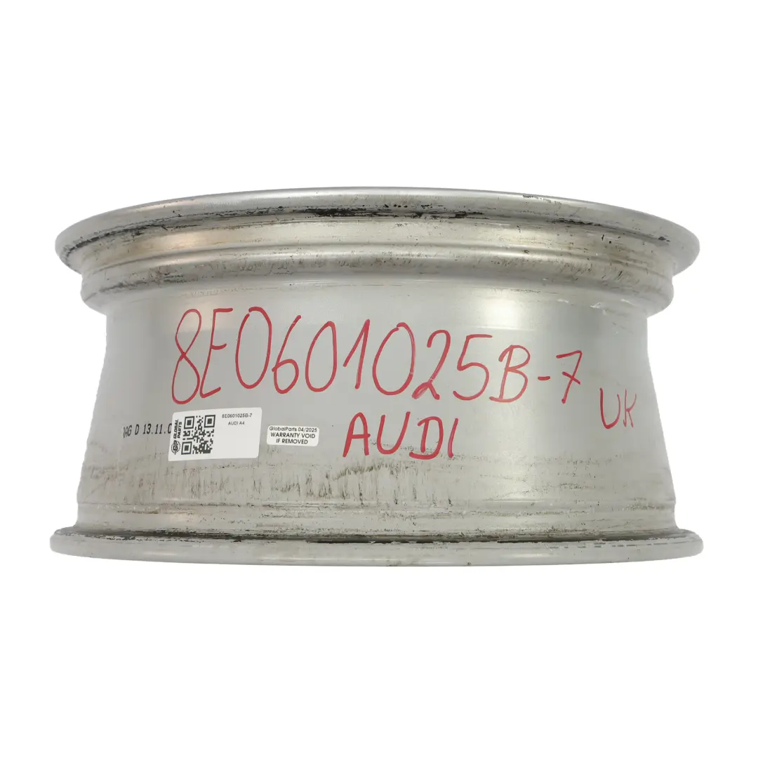 Alloy Wheel Rim 16" ET:42 7J Star Spoke to Audi A4 B7 8E Silver with Part number 8E0601025B Audi A4 B7 8E Silver Alloy Wheel Rim 16" ET:42 7J Star Spoke - SKU 8E0601025B-7 - Part number 8E0601025B