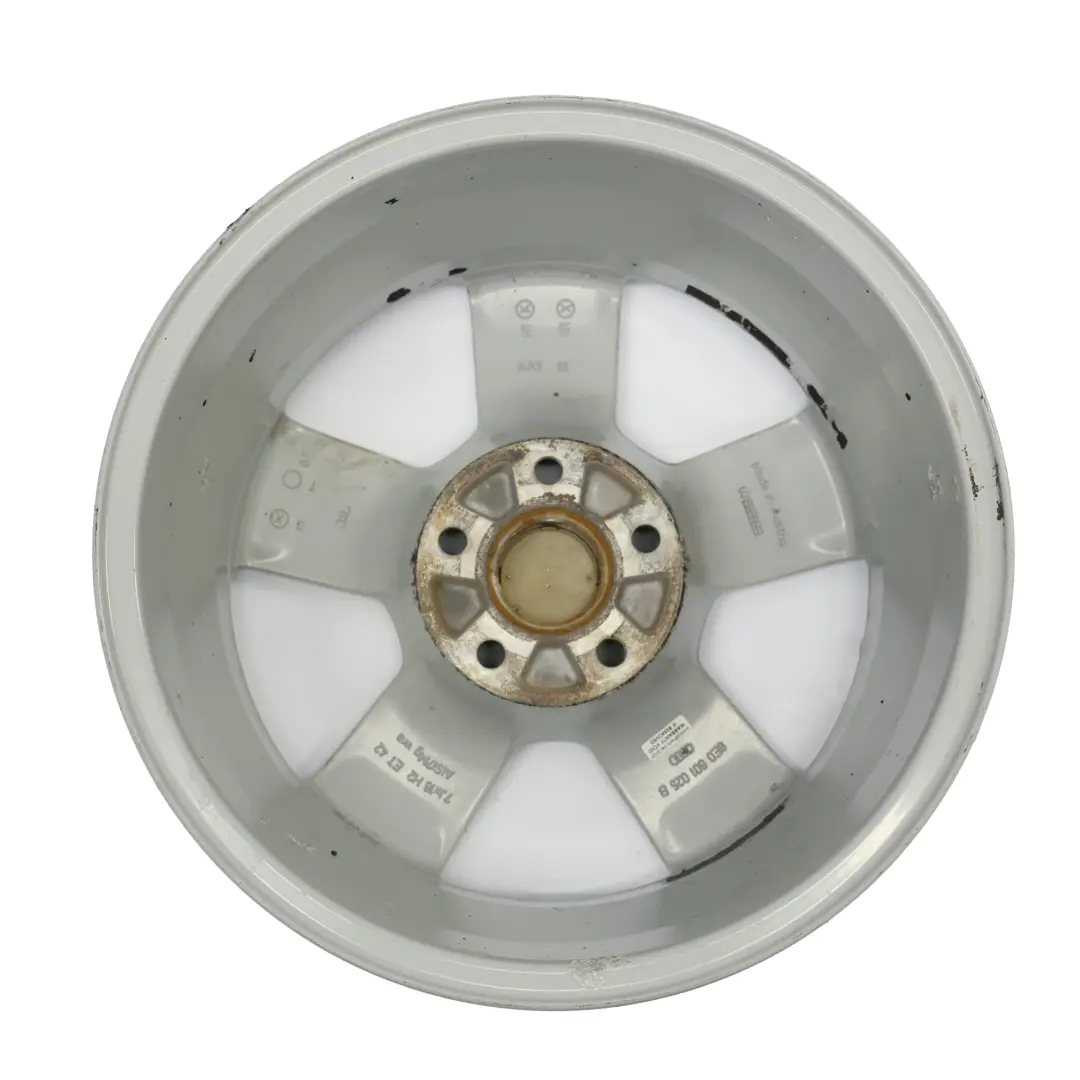 Audi A4 B7 8E Silver Alloy Wheel Rim 16" ET:42 7J Star Spoke - SKU 8E0601025B-8 - Part number 8E0601025B