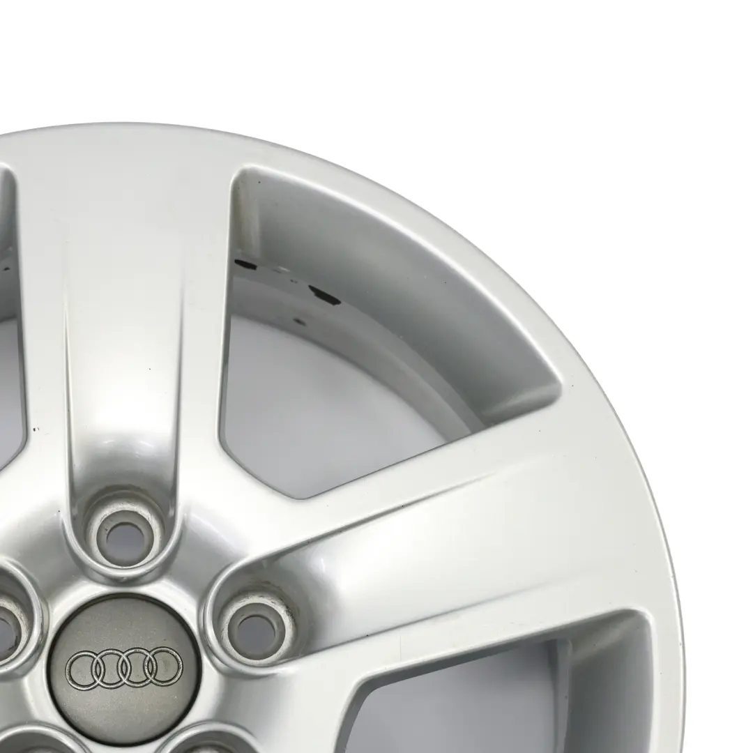 Alloy Wheel Rim 16" ET:42 7J Star Spoke to Audi A4 B7 8E Silver with Part number 8E0601025B Audi A4 B7 8E Silver Alloy Wheel Rim 16" ET:42 7J Star Spoke - SKU 8E0601025B-8 - Part number 8E0601025B