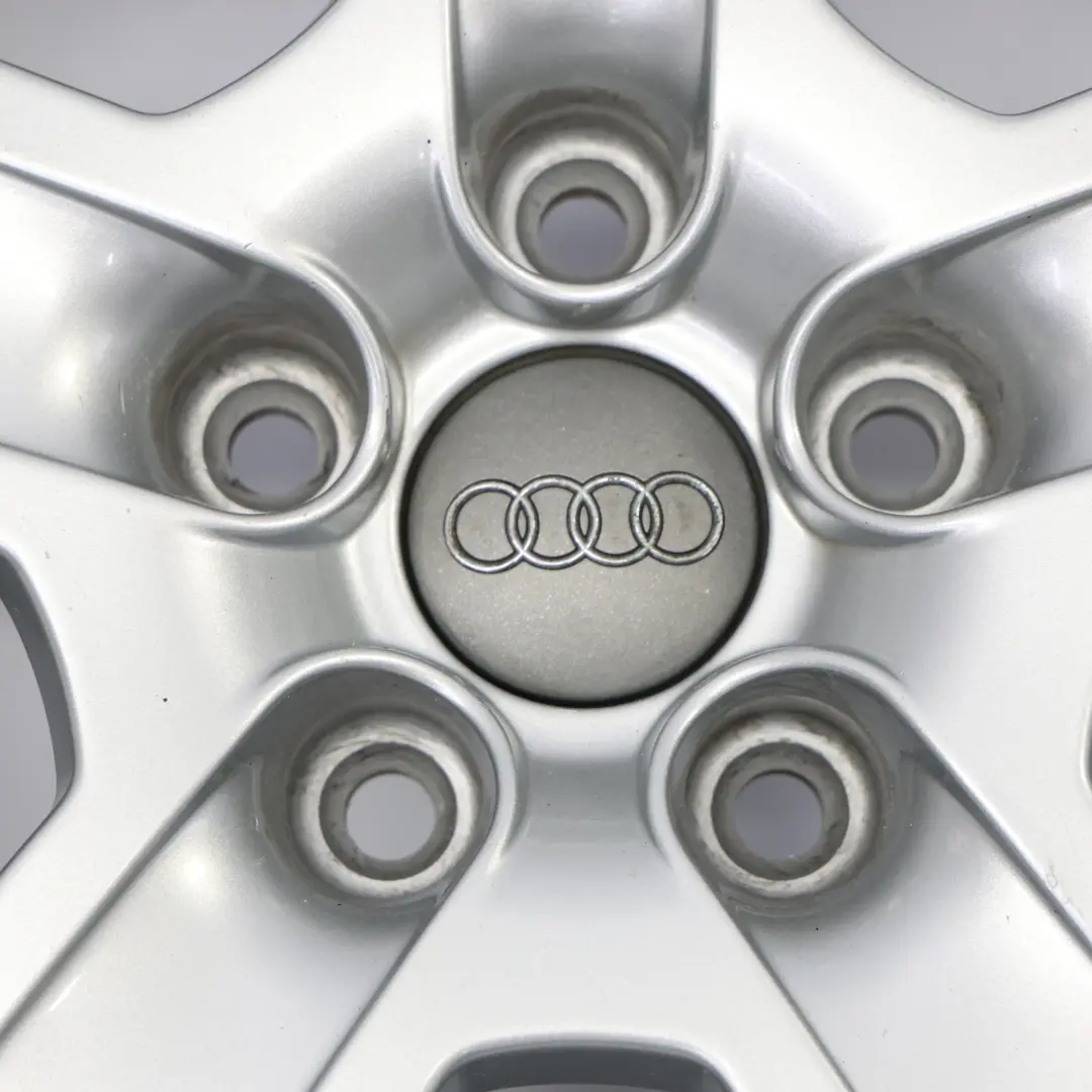 Alloy Wheel Rim 16" ET:42 7J Star Spoke to Audi A4 B7 8E Silver with Part number 8E0601025B Audi A4 B7 8E Silver Alloy Wheel Rim 16" ET:42 7J Star Spoke - SKU 8E0601025B-8 - Part number 8E0601025B