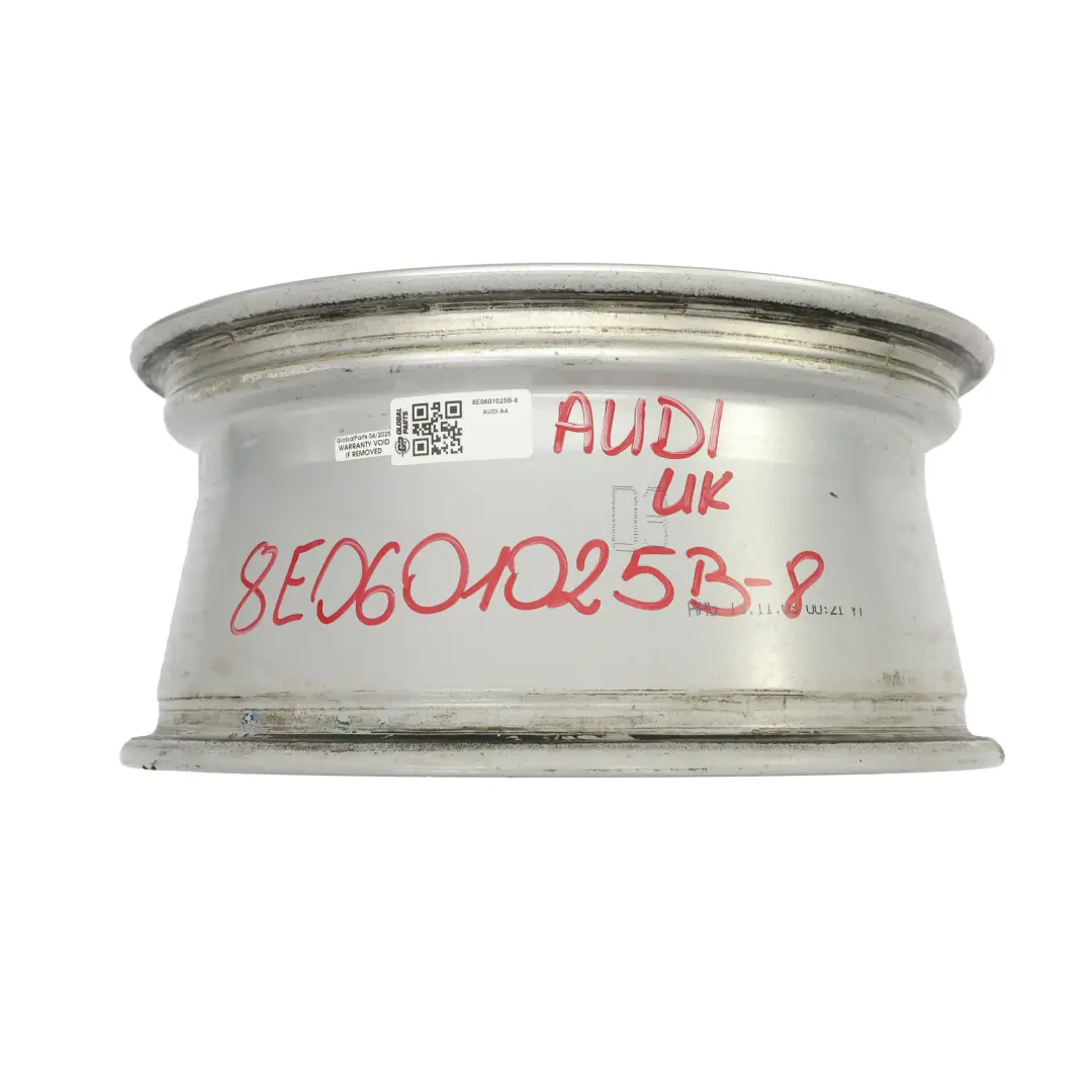 Audi A4 B7 8E Silver Alloy Wheel Rim 16" ET:42 7J Star Spoke - SKU 8E0601025B-8 - Part number 8E0601025B