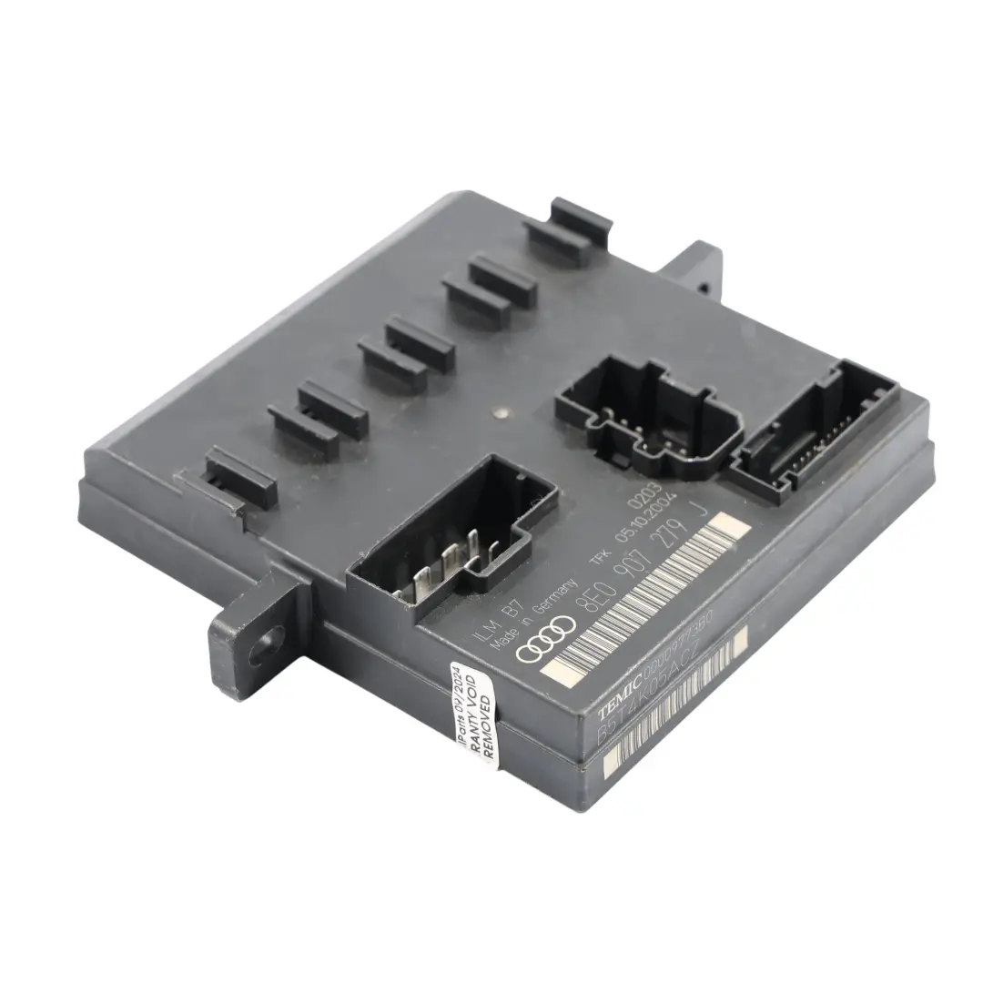 Audi A4 B7 Moduł Sterownik Świateł - SKU 8E0907279J - Numer Części 8E0907279J