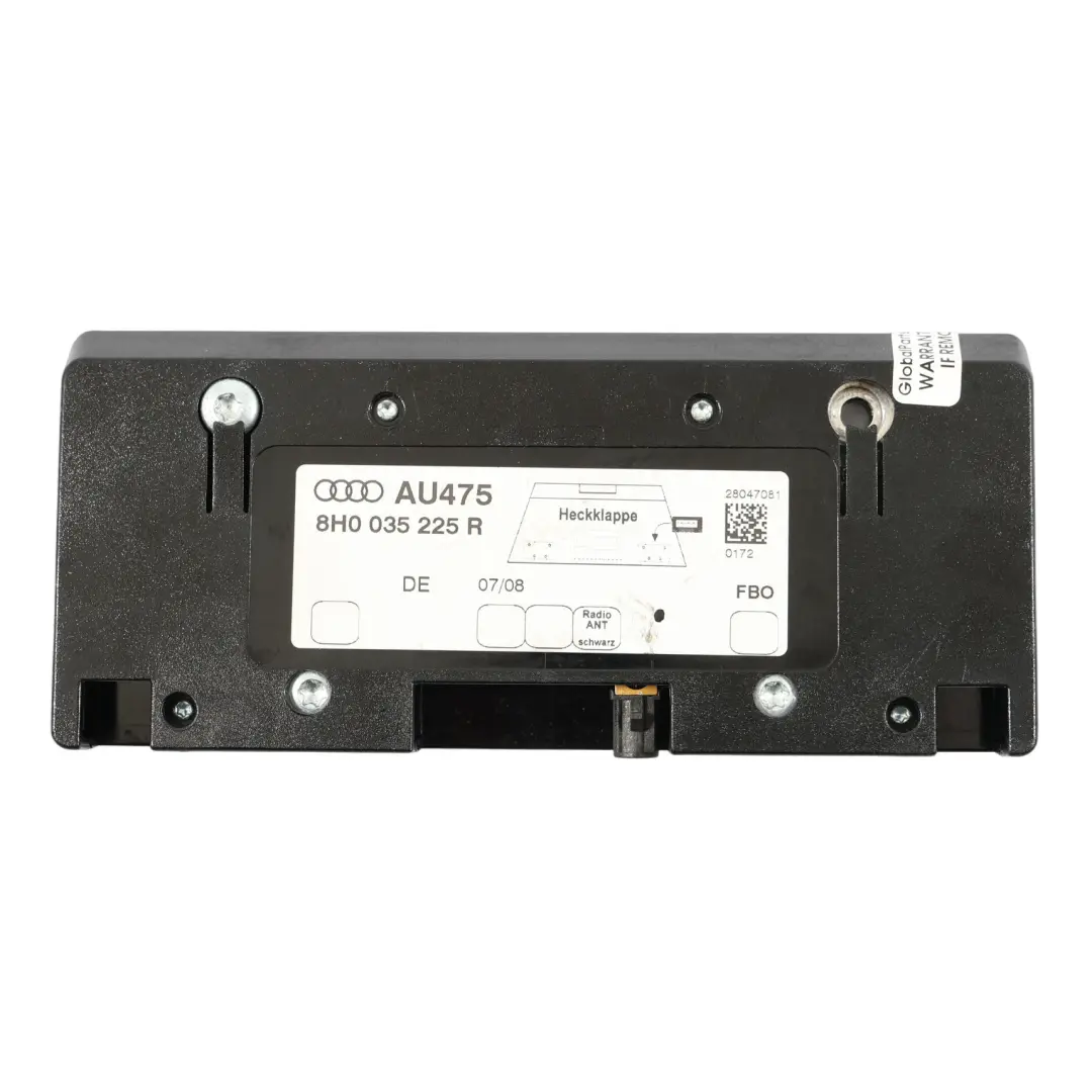 Aerial Antenna Amplifier Module to Audi A4 B7 with Part number 8H0035225R Audi A4 B7 Aerial Antenna Amplifier Module - SKU 8H0035225R - Part number 8H0035225R