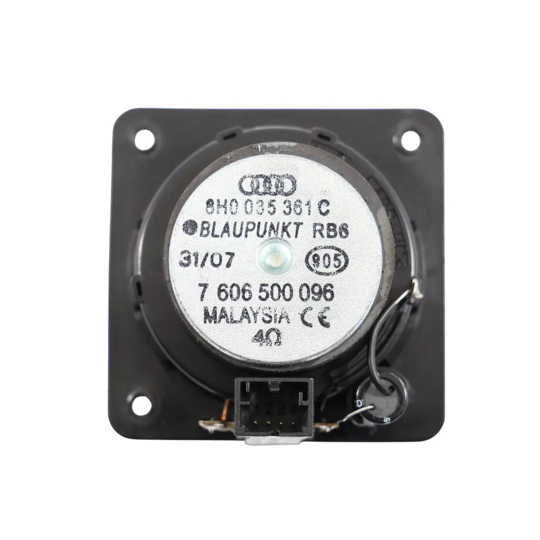 Speaker Blaupunkt Dashboard Left Right N/O/S to Audi A4 B7 with Part number 8H0035361C Audi A4 B7 Speaker Blaupunkt Dashboard Left Right N/O/S - SKU 8H0035361C - Part number 8H0035361C