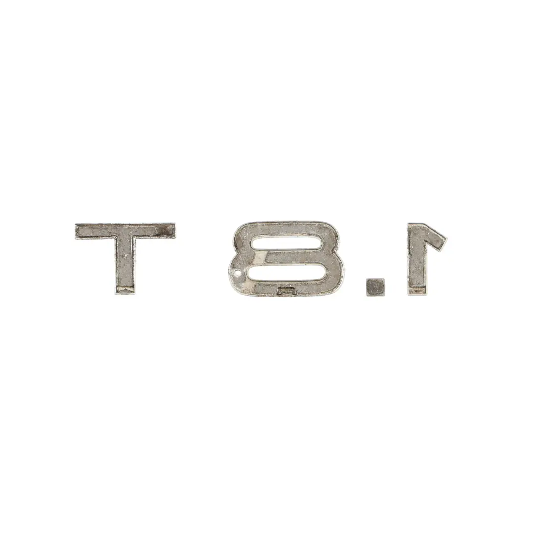 Audi A4 B7 Heck Klappe Kofferraum Abzeichen Emblem 1.8T Schriftzug - SKU 8H0853743B - Teilenummer 8H0853743B