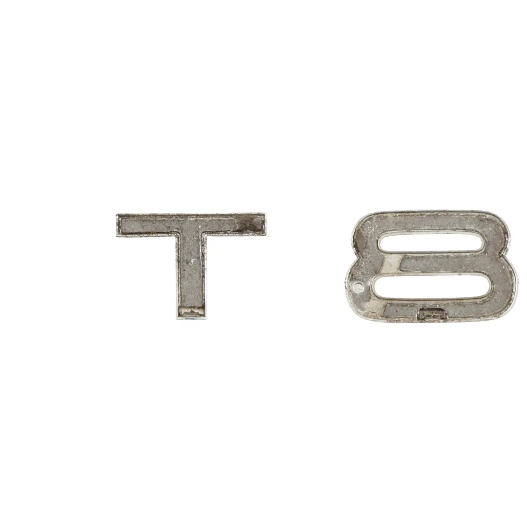 Trunk Hatch Boot Badge Emblem 1.8T Lettering Chrome to Audi A4 B7 Rear with Part number 8H0853743B Audi A4 B7 Rear Trunk Hatch Boot Badge Emblem 1.8T Lettering Chrome - SKU 8H0853743B - Part number 8H0853743B