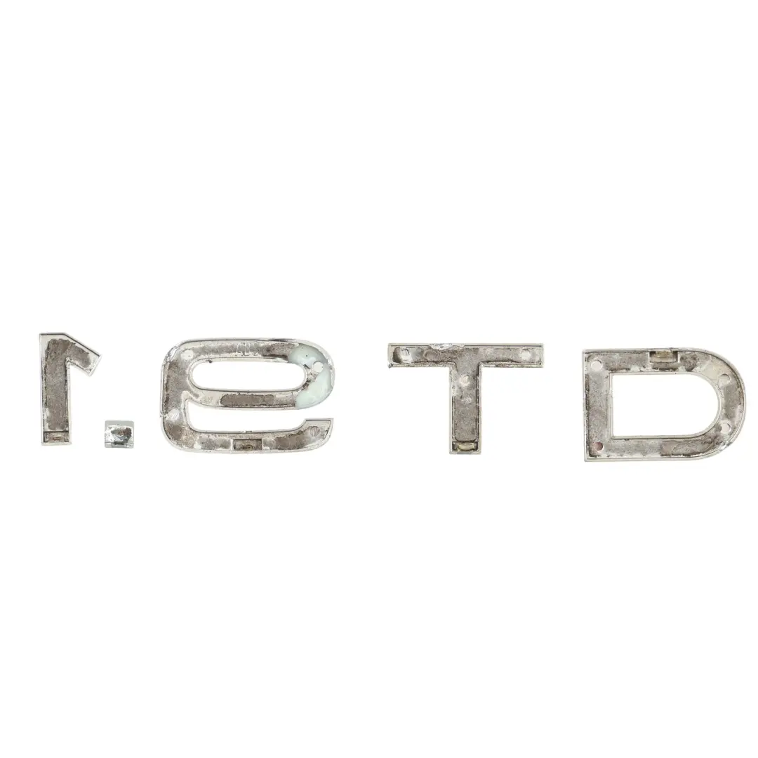 Audi A3 8P 1.9 TDI Emblema Distintivo Bagagliaio Scritta Cromata - SKU 8H0853743D - Numero di parte 8H0853743D