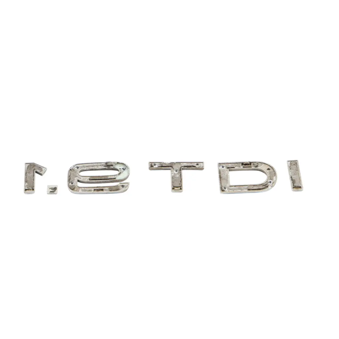 Audi A3 8P 1.9 TDI Emblema Distintivo Bagagliaio Scritta Cromata - SKU 8H0853743D - Numero di parte 8H0853743D