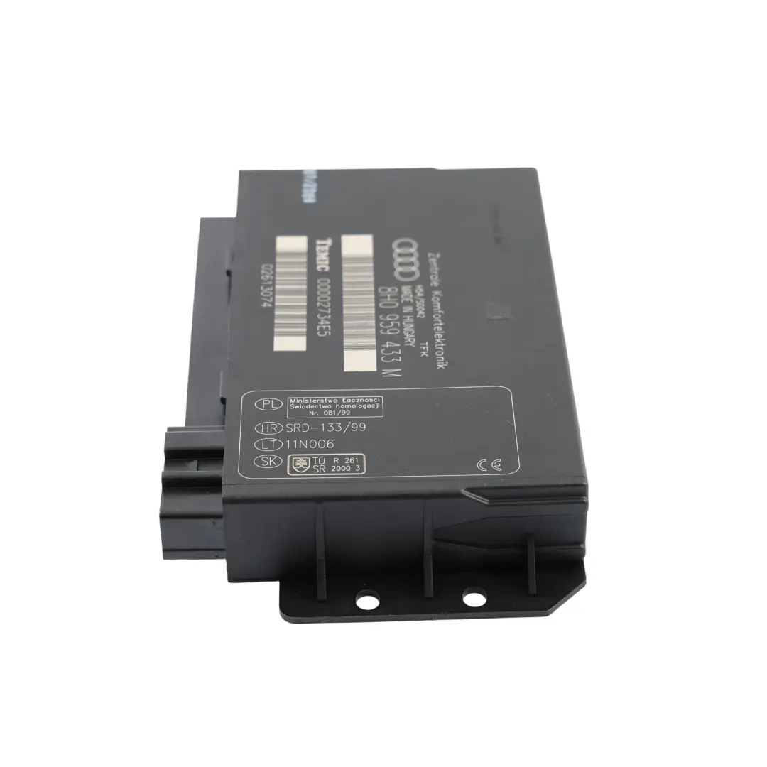 Modulo Di Controllo Del Comfort Del Corpo BCM Unità ECU per Audi A4 B7 con numero di parte 8H0959433M Audi A4 B7 Modulo Di Controllo Del Comfort Del Corpo BCM Unità ECU - SKU 8H0959433M - Numero di parte 8H0959433M
