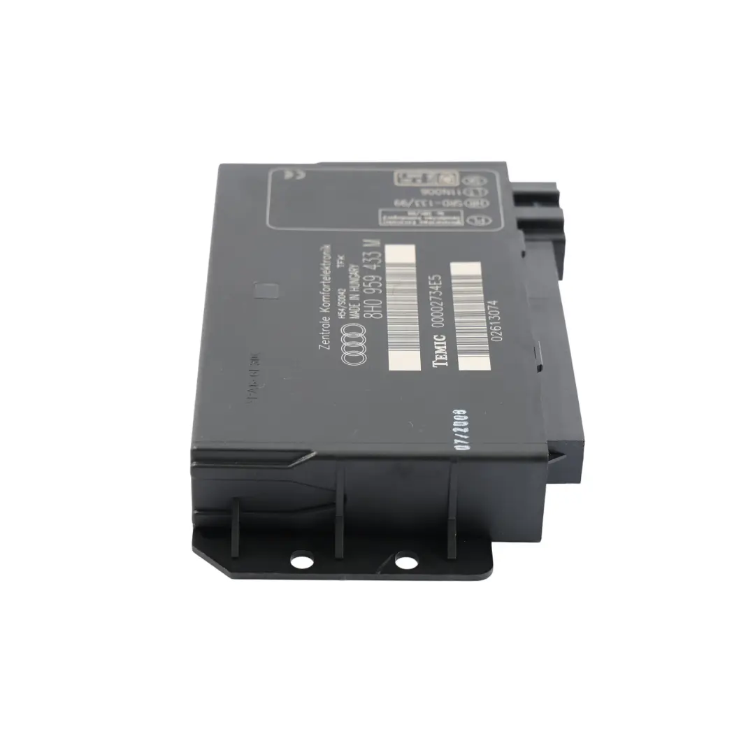 Módulo De Control De Confort De La Carrocería BCM ECU para Audi A4 B7 con número de pieza 8H0959433M Audi A4 B7 Módulo De Control De Confort De La Carrocería BCM ECU - SKU 8H0959433M - Número de pieza 8H0959433M