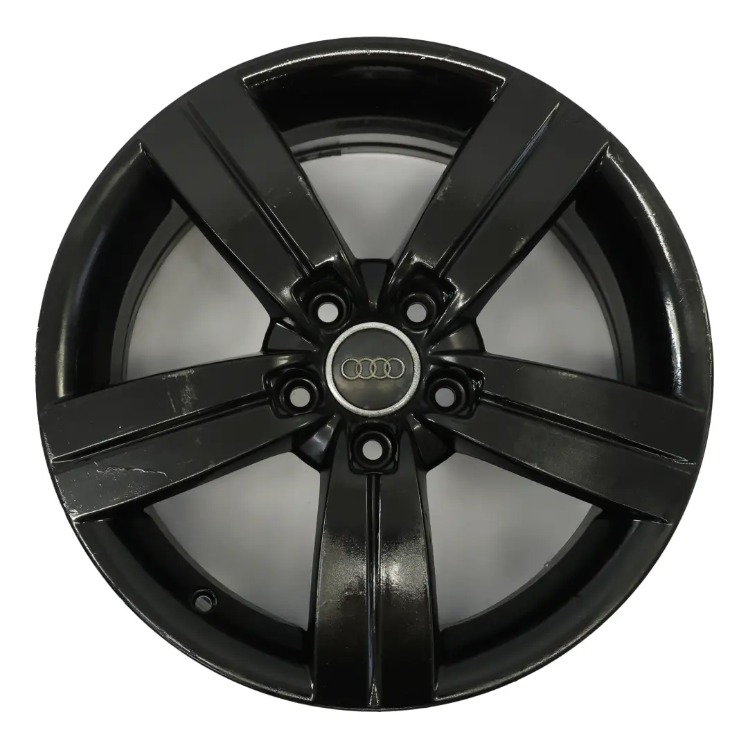 Mk2 8J Black Alloy Wheel Rim 17" ET:47 8J Star Spoke to Audi TT with Part number 8J0601025C Audi TT Mk2 8J Black Alloy Wheel Rim 17" ET:47 8J Star Spoke - SKU 8J0601025C-6 - Part number 8J0601025C