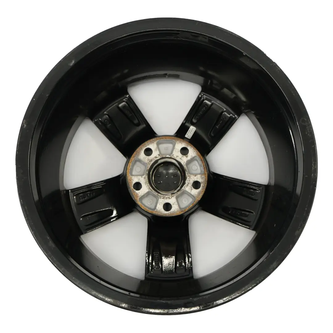 Mk2 8J Black Alloy Wheel Rim 17" ET:47 8J Star Spoke to Audi TT with Part number 8J0601025C Audi TT Mk2 8J Black Alloy Wheel Rim 17" ET:47 8J Star Spoke - SKU 8J0601025C-6 - Part number 8J0601025C