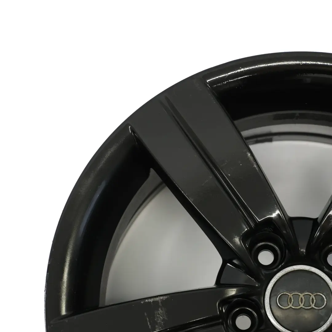Mk2 8J Black Alloy Wheel Rim 17" ET:47 8J Star Spoke to Audi TT with Part number 8J0601025C Audi TT Mk2 8J Black Alloy Wheel Rim 17" ET:47 8J Star Spoke - SKU 8J0601025C-6 - Part number 8J0601025C