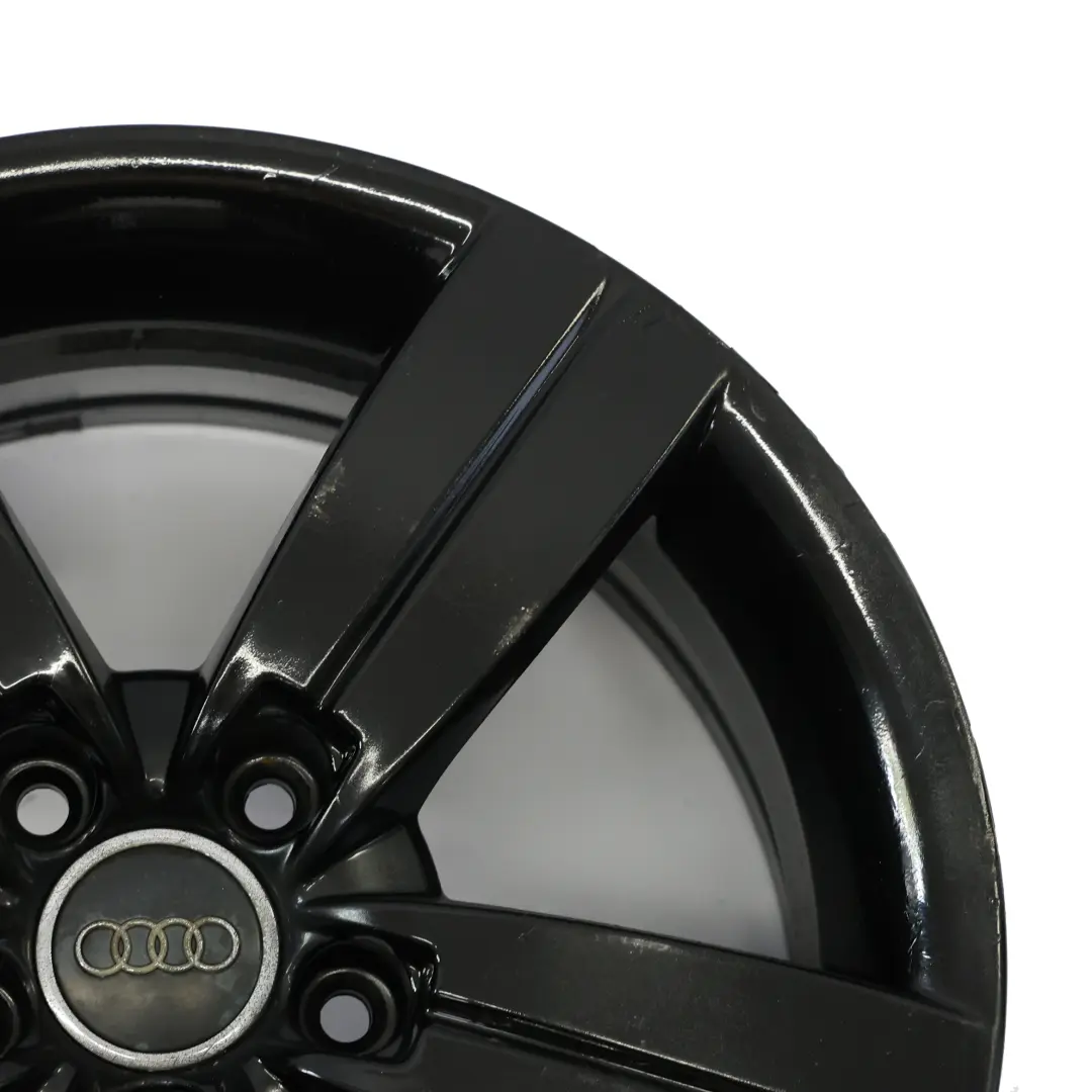 Mk2 8J Black Alloy Wheel Rim 17" ET:47 8J Star Spoke to Audi TT with Part number 8J0601025C Audi TT Mk2 8J Black Alloy Wheel Rim 17" ET:47 8J Star Spoke - SKU 8J0601025C-6 - Part number 8J0601025C
