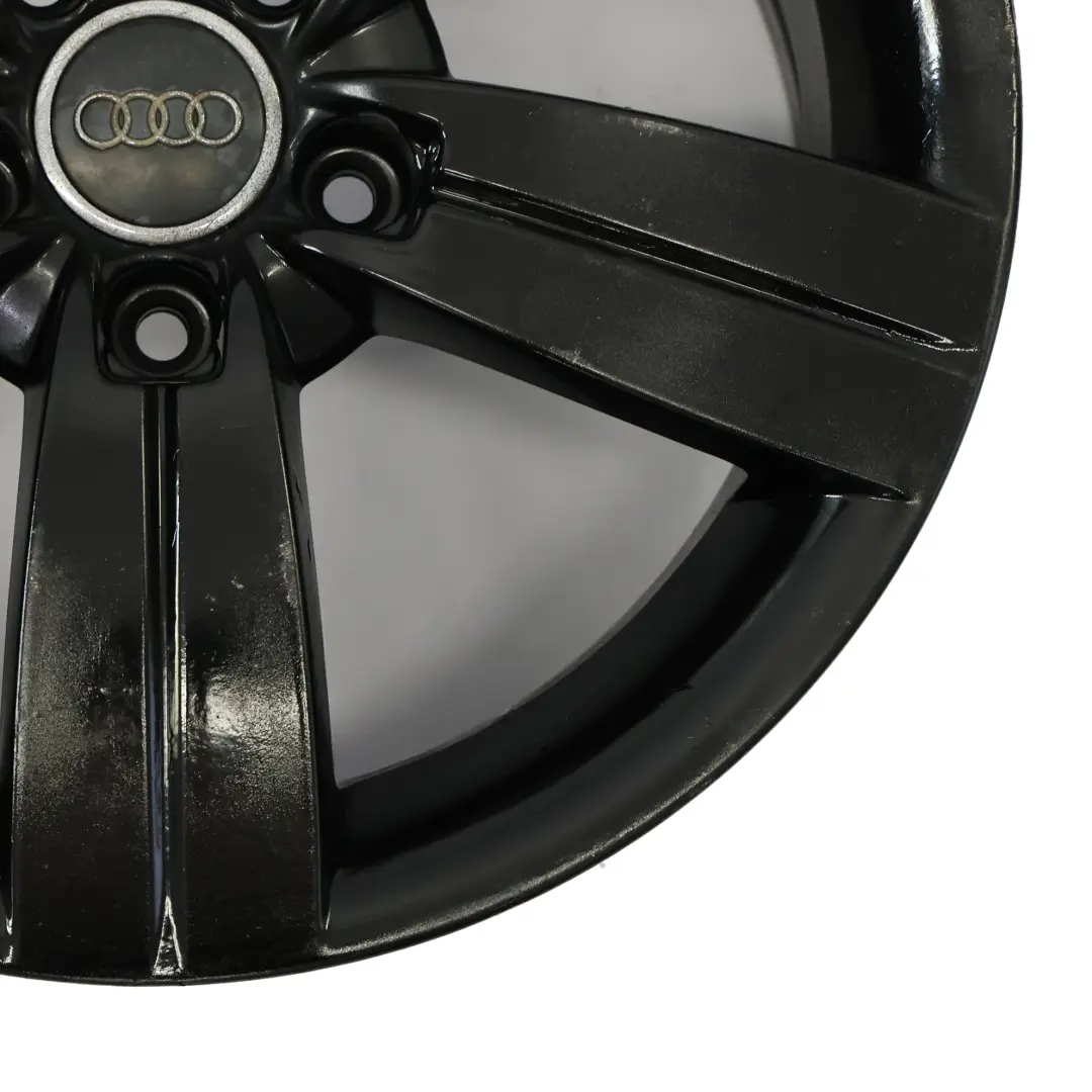 Mk2 8J Black Alloy Wheel Rim 17" ET:47 8J Star Spoke to Audi TT with Part number 8J0601025C Audi TT Mk2 8J Black Alloy Wheel Rim 17" ET:47 8J Star Spoke - SKU 8J0601025C-6 - Part number 8J0601025C