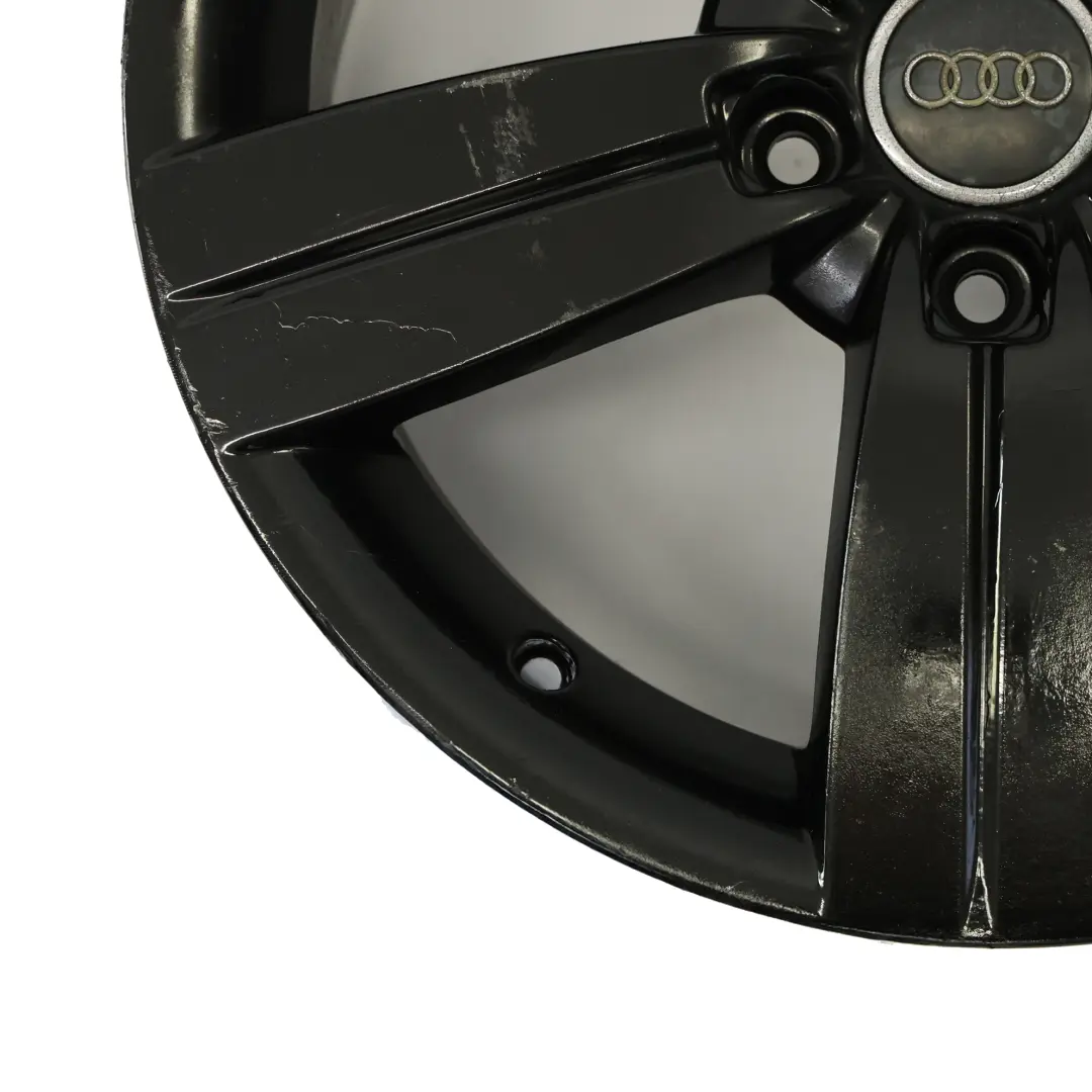 Mk2 8J Black Alloy Wheel Rim 17" ET:47 8J Star Spoke to Audi TT with Part number 8J0601025C Audi TT Mk2 8J Black Alloy Wheel Rim 17" ET:47 8J Star Spoke - SKU 8J0601025C-6 - Part number 8J0601025C