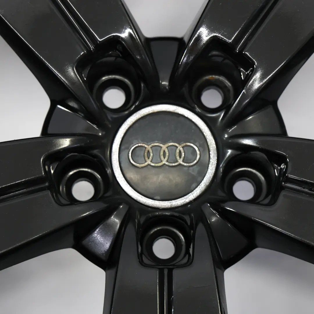 Mk2 8J Black Alloy Wheel Rim 17" ET:47 8J Star Spoke to Audi TT with Part number 8J0601025C Audi TT Mk2 8J Black Alloy Wheel Rim 17" ET:47 8J Star Spoke - SKU 8J0601025C-6 - Part number 8J0601025C