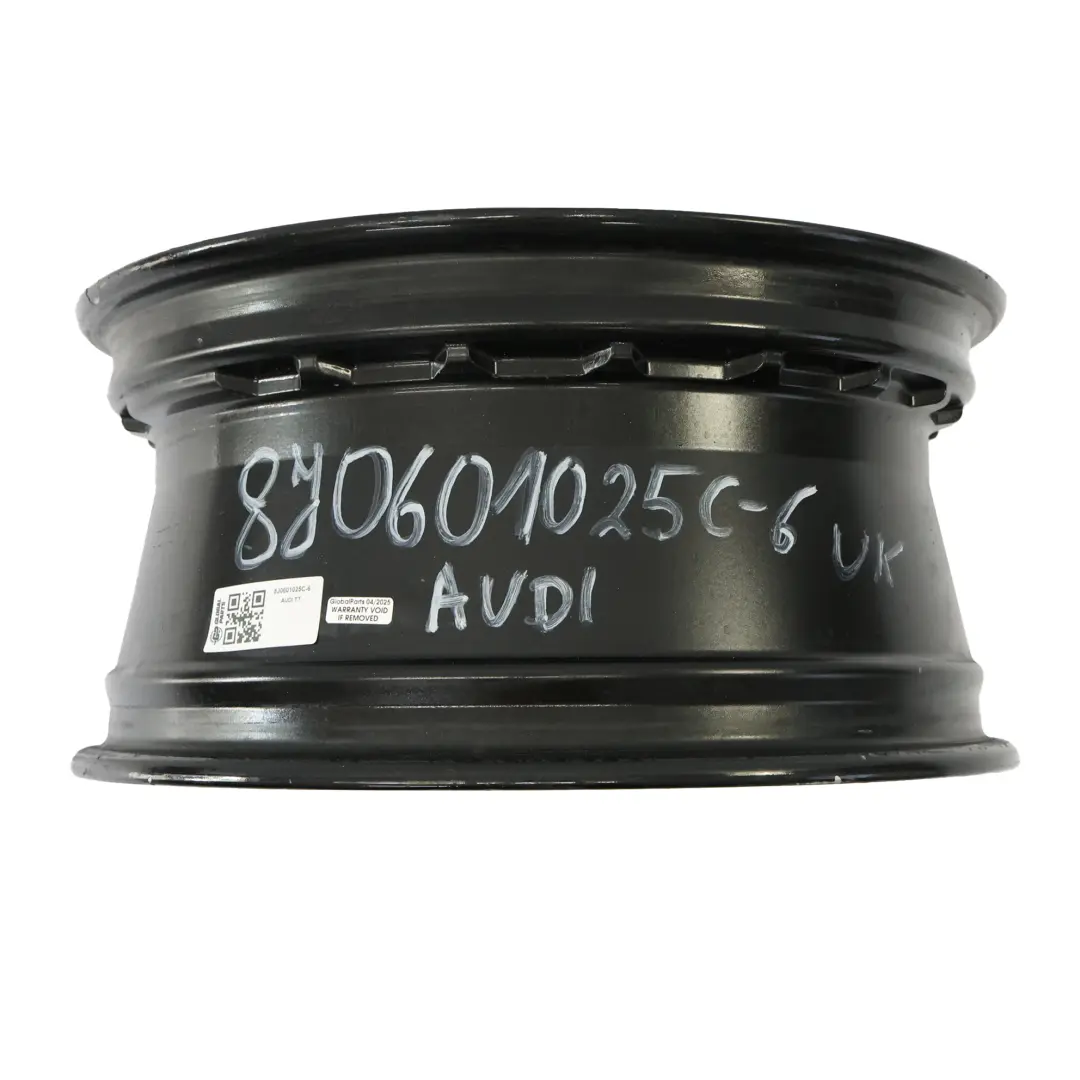 Mk2 8J Black Alloy Wheel Rim 17" ET:47 8J Star Spoke to Audi TT with Part number 8J0601025C Audi TT Mk2 8J Black Alloy Wheel Rim 17" ET:47 8J Star Spoke - SKU 8J0601025C-6 - Part number 8J0601025C