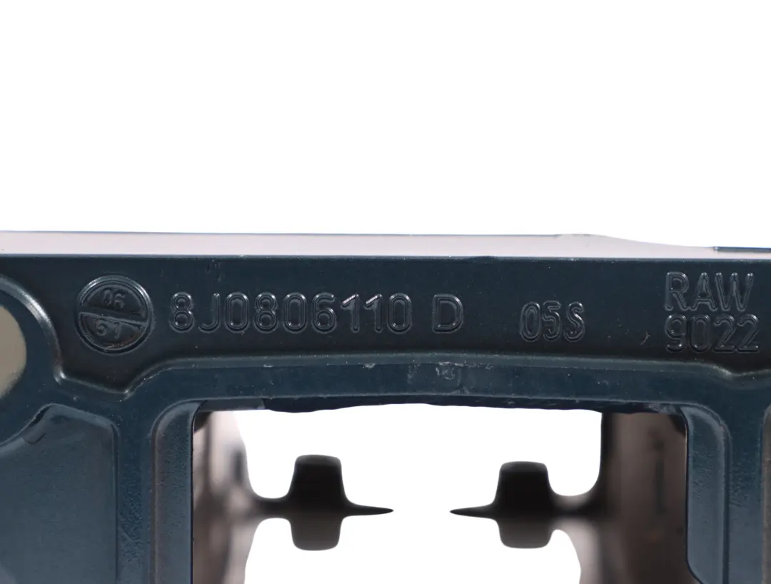 Front Bumper Bar Carrier Reinforcement Right O/S Petrol Blue X5Z to Audi TT 8J with Part number 8J0806110D Audi TT 8J Front Bumper Bar Carrier Reinforcement Right O/S Petrol Blue X5Z - SKU 8J0806110D-PEB - Part number 8J0806110D