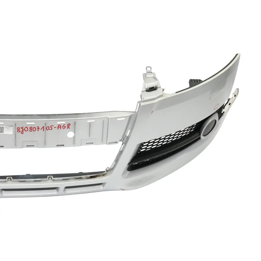 Front Bumper Trim Panel Covering Arrow Grey Pearl Effect - Z7W to Audi TT 8J with Part number 8J0807105 Audi TT 8J Front Bumper Trim Panel Covering Arrow Grey Pearl Effect - Z7W - SKU 8J0807105-AGR - Part number 8J0807105