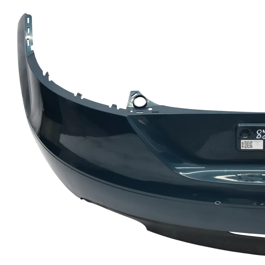 Bumper Trim Panel Covering Petrol Blue Pearl Effect - X5Z to Audi TT 8J Rear with Part number 8J0807303 Audi TT 8J Rear Bumper Trim Panel Covering Petrol Blue Pearl Effect - X5Z - SKU 8J0807303-PEB - Part number 8J0807303