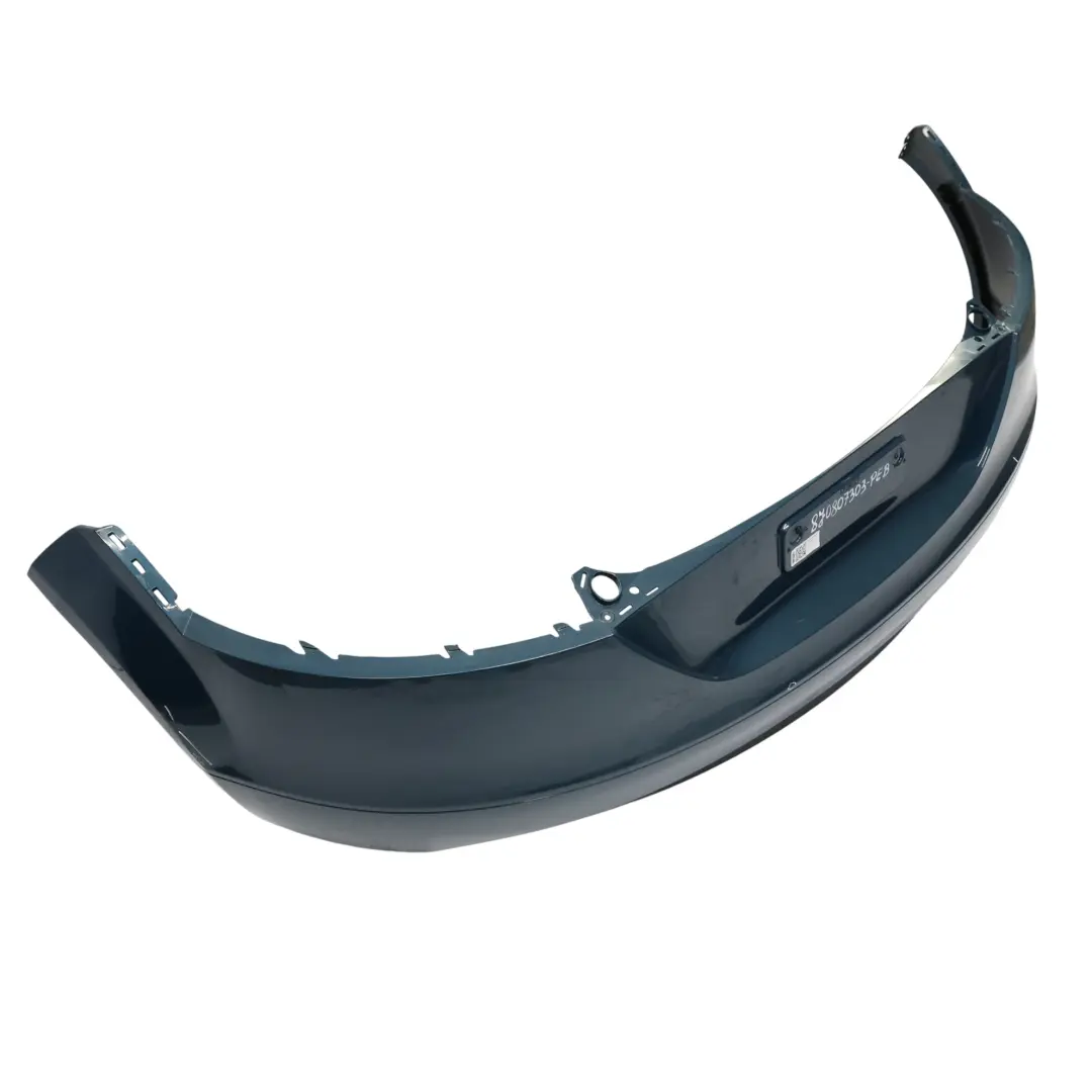 Bumper Trim Panel Covering Petrol Blue Pearl Effect - X5Z to Audi TT 8J Rear with Part number 8J0807303 Audi TT 8J Rear Bumper Trim Panel Covering Petrol Blue Pearl Effect - X5Z - SKU 8J0807303-PEB - Part number 8J0807303
