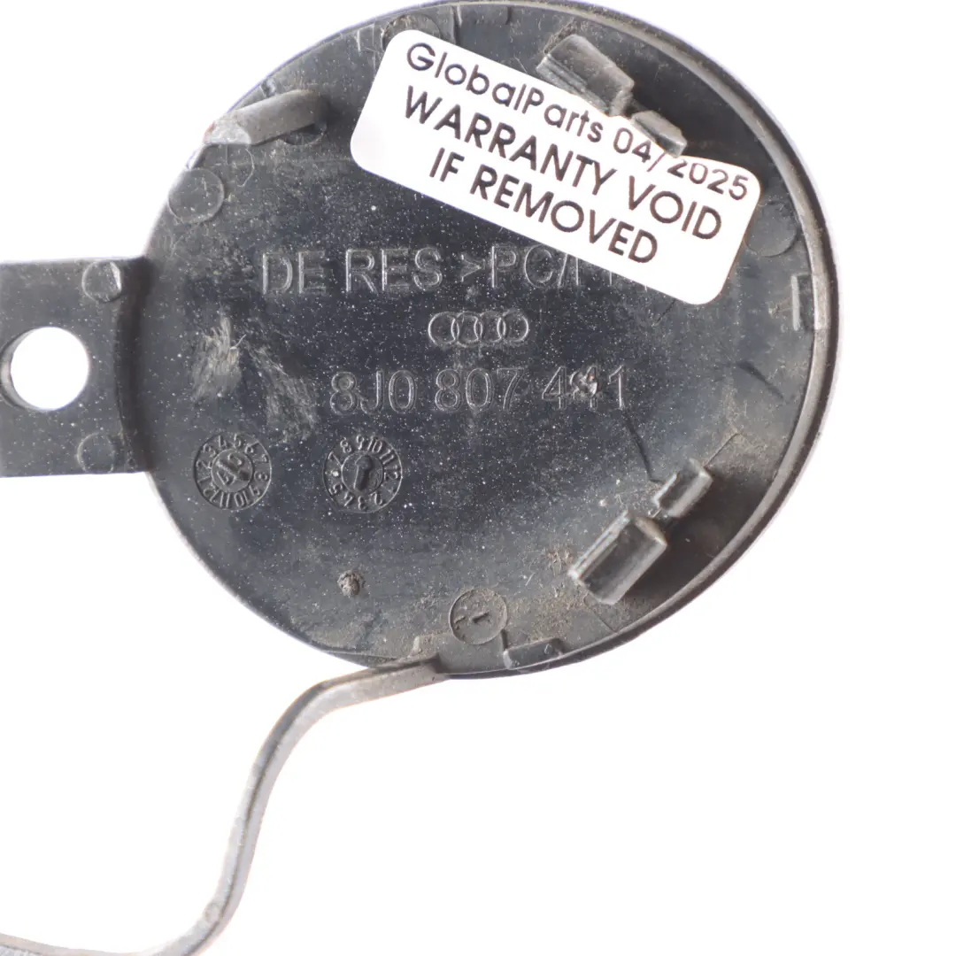 8N Rear Bumper Tow Eye Hook Cover to Audi TT with Part number 8J0807441 Audi TT 8N Rear Bumper Tow Eye Hook Cover - SKU 8J0807441-AGR - Part number 8J0807441