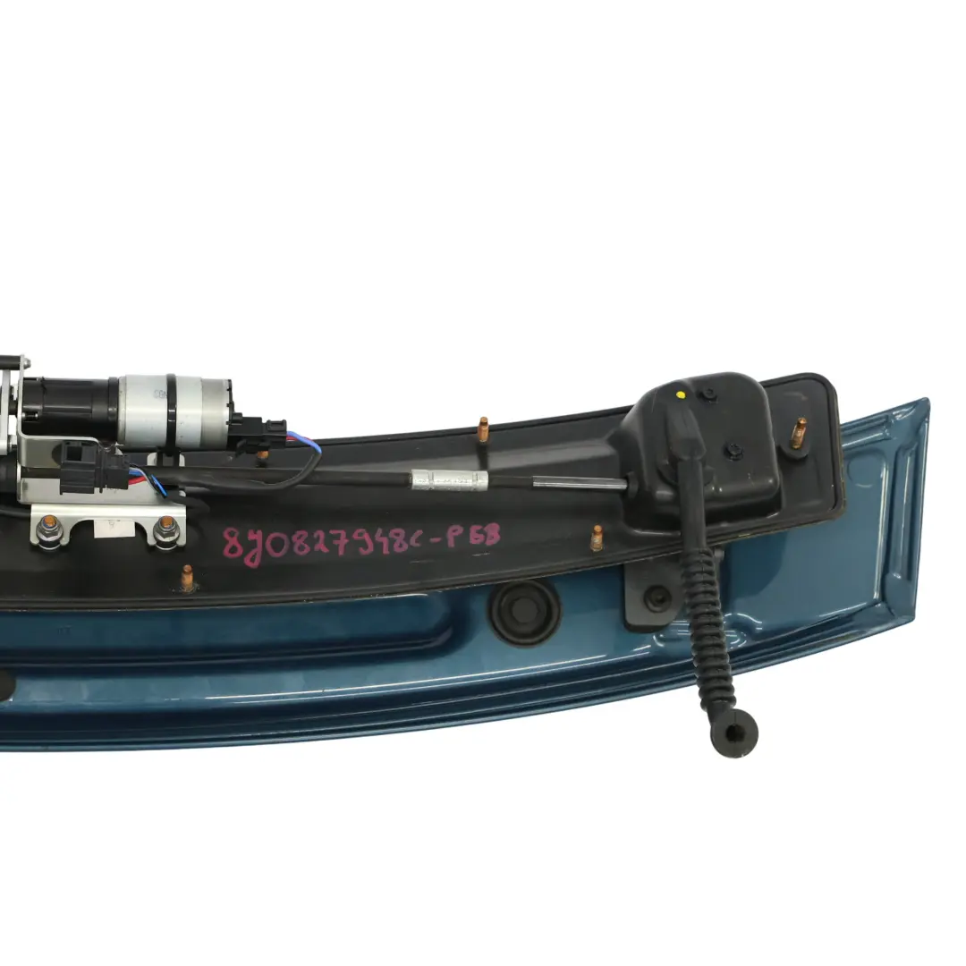 Audi TT 8J Aileron Moteur De Hayon Arrière Petrol Blue Pearl - X5Z - SKU 8J0827948C-PEB - Numéro de pièce 8J0827948C