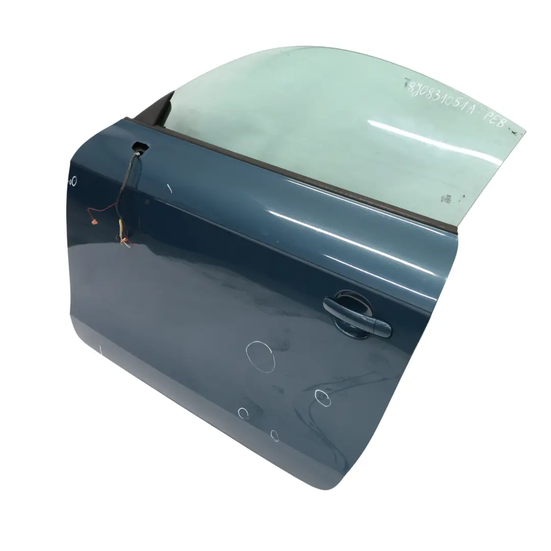 Türverkleidung Vorne Links Petrol Blau Perleffekt - X5Z für Audi TT 8J mit Teilenummer 8J0831051A Audi TT 8J Türverkleidung Vorne Links Petrol Blau Perleffekt - X5Z - SKU 8J0831051A-PEB - Teilenummer 8J0831051A