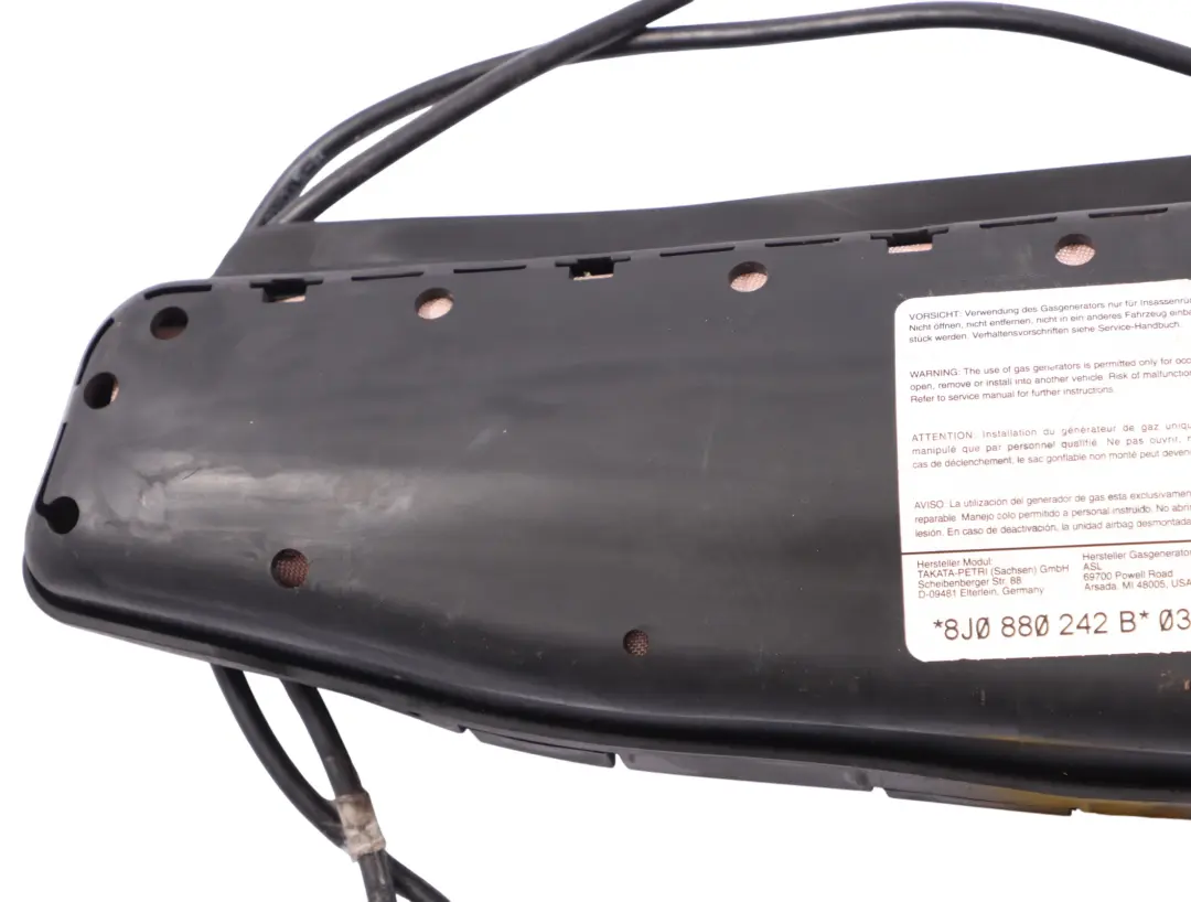 Modulo Pneumatico Sedile Anteriore Lato Passeggero Destro per Audi TT 8J con numero di parte 8J0880242B Audi TT 8J Modulo Pneumatico Sedile Anteriore Lato Passeggero Destro - SKU 8J0880242B - Numero di parte 8J0880242B