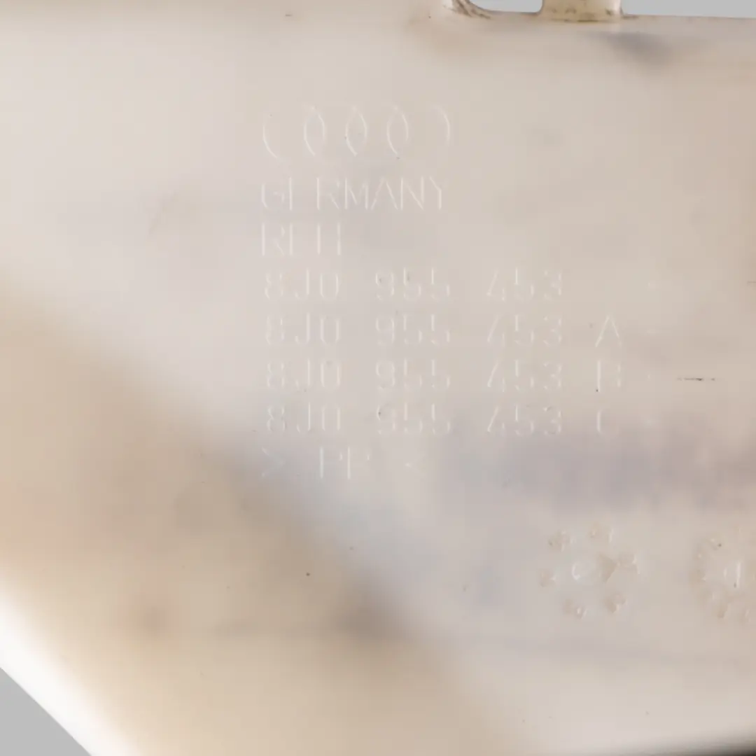 Windscreen Washer Bottle Tank Reservoir to Audi TT 8J with Part number 8J0955453C Audi TT 8J Windscreen Washer Bottle Tank Reservoir - SKU 8J0955453C-1 - Part number 8J0955453C