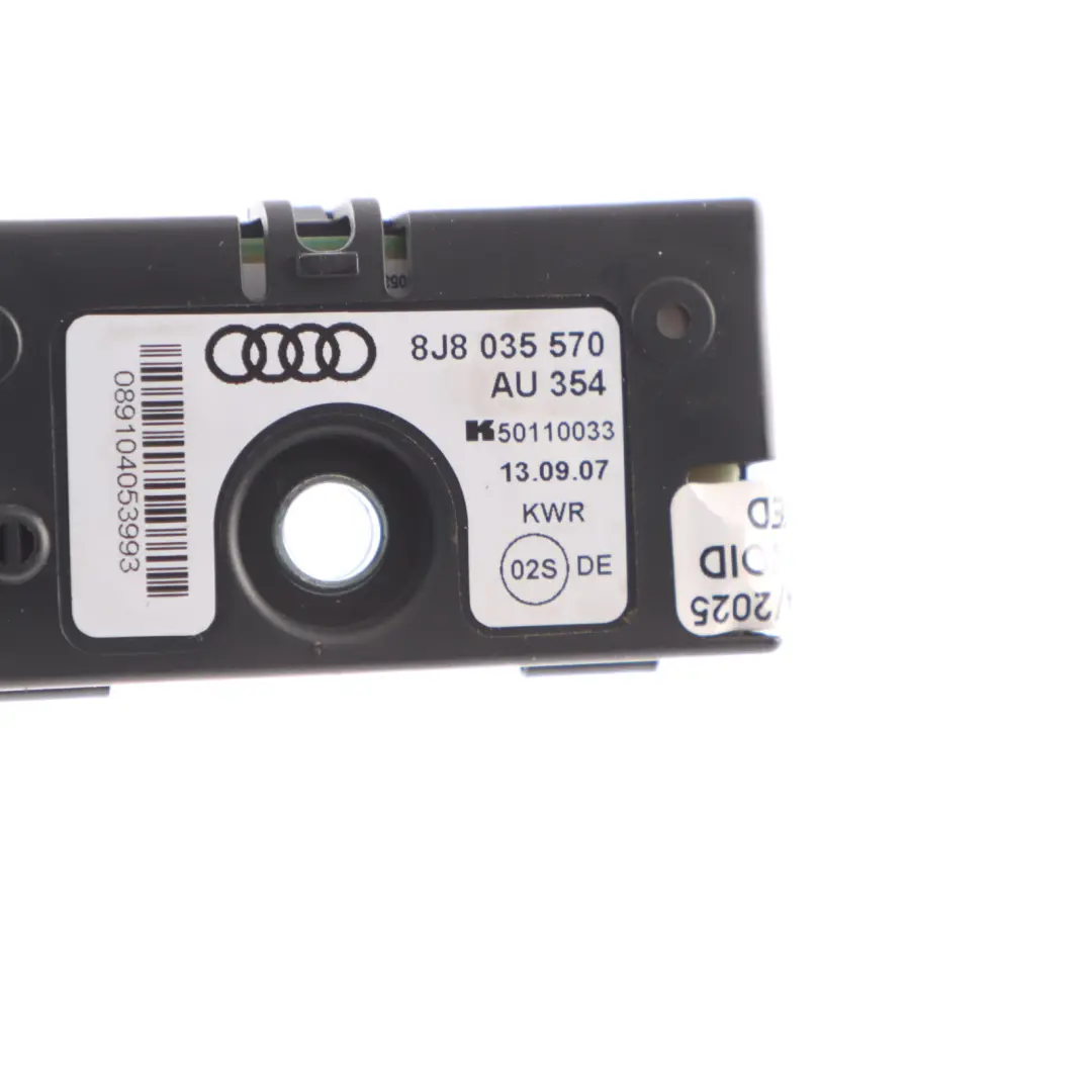 Antenna Amplifier Booster Aerial Module Control Unit to Audi TT 8J with Part number 8J8035570 Audi TT 8J Antenna Amplifier Booster Aerial Module Control Unit - SKU 8J8035570 - Part number 8J8035570