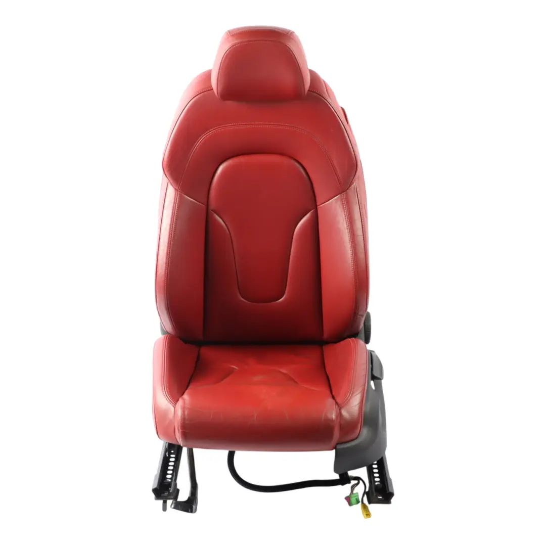 Front Left N/S Heated Feinnappa Leather Magma Red to Audi TT 8J Coupe Sport Seat with Part number 8J8881805A Audi TT 8J Coupe Sport Seat Front Left N/S Heated Feinnappa Leather Magma Red - SKU 8J8881805A-3 - Part number 8J8881805A