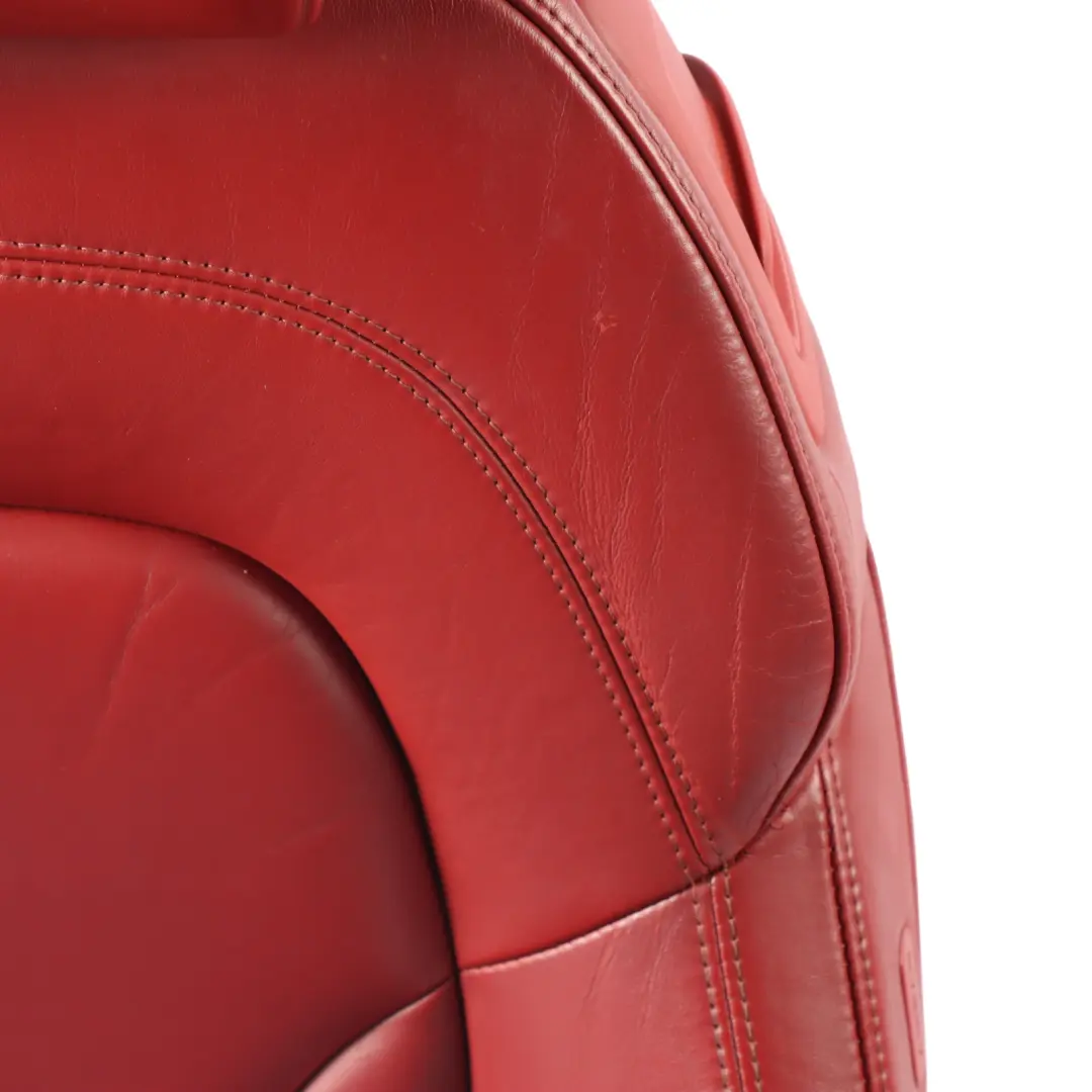 Audi TT 8J Coupe Sport Seat Front Left N/S Heated Feinnappa Leather Magma Red - SKU 8J8881805A-3 - Part number 8J8881805A