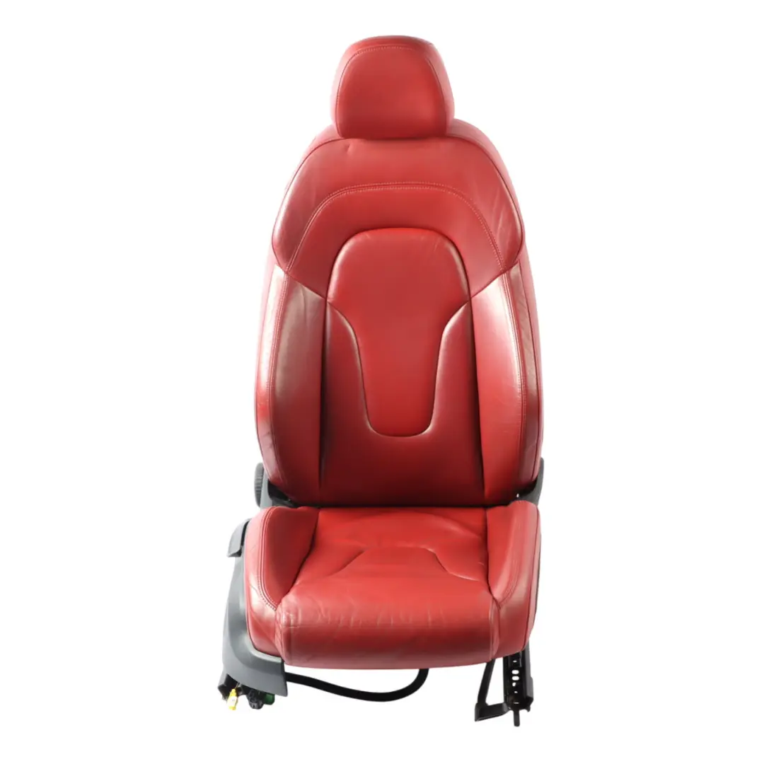 Front Right O/S Heated Feinnappa Leather Magma Red to Audi TT 8J Coupe Sport Seat with Part number 8J8881806A Audi TT 8J Coupe Sport Seat Front Right O/S Heated Feinnappa Leather Magma Red - SKU 8J8881806A-2 - Part number 8J8881806A