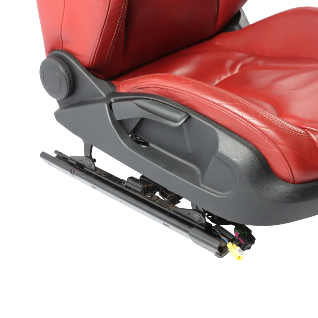 Front Right O/S Heated Feinnappa Leather Magma Red to Audi TT 8J Coupe Sport Seat with Part number 8J8881806A Audi TT 8J Coupe Sport Seat Front Right O/S Heated Feinnappa Leather Magma Red - SKU 8J8881806A-2 - Part number 8J8881806A