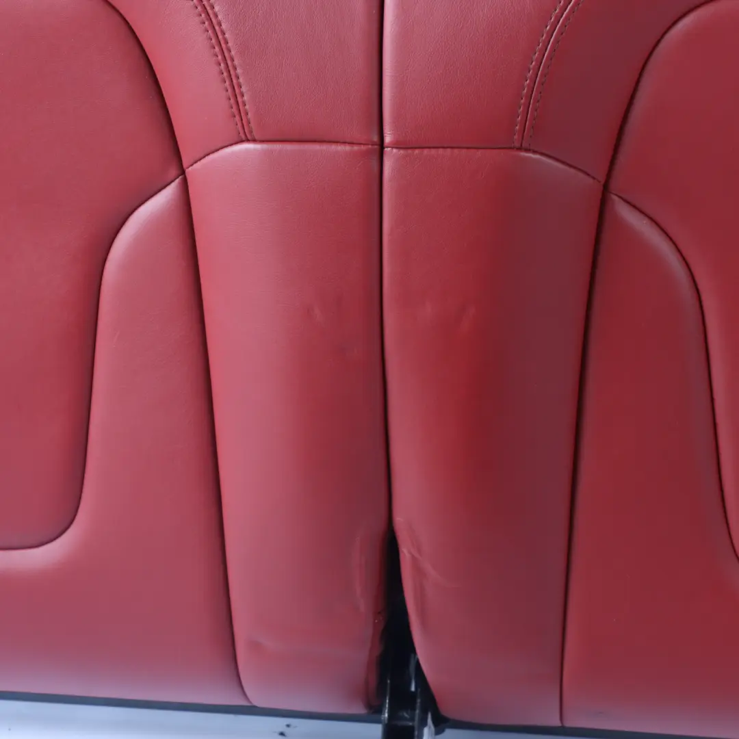 Backrest Covering Leather Red to Audi TT 8J Coupe Roadster Rear Seat with Part number 8J8885805A Audi TT 8J Coupe Roadster Rear Seat Backrest Covering Leather Red - SKU 8J8885805A - Part number 8J8885805A
