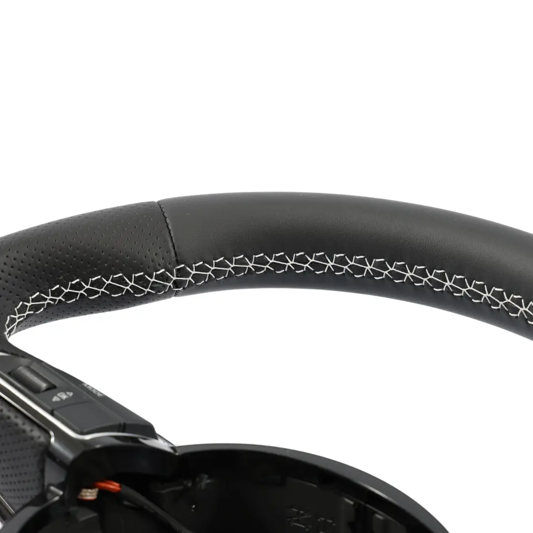 NOUVEAU Volant En Cuir Noir Avec Palettes À Fond Plat pour Audi S4 B8 à propos du numéro de pièce 8K0419091CH Audi S4 B8 NOUVEAU Volant En Cuir Noir Avec Palettes À Fond Plat - SKU 8K0419091CH-1 - Numéro de pièce 8K0419091CH