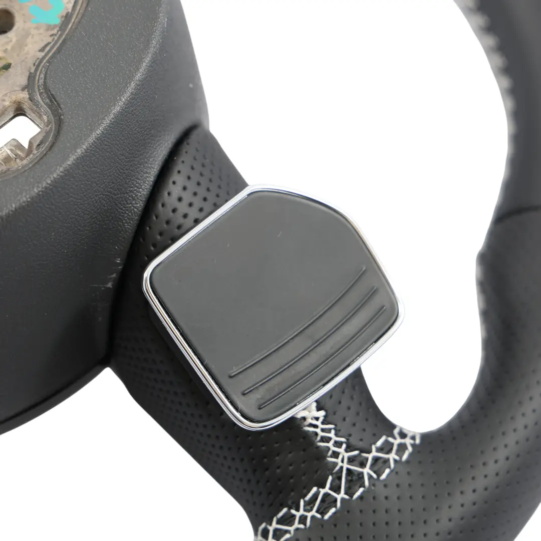 NOUVEAU Volant En Cuir Noir Avec Palettes À Fond Plat pour Audi S4 B8 à propos du numéro de pièce 8K0419091CH Audi S4 B8 NOUVEAU Volant En Cuir Noir Avec Palettes À Fond Plat - SKU 8K0419091CH-1 - Numéro de pièce 8K0419091CH