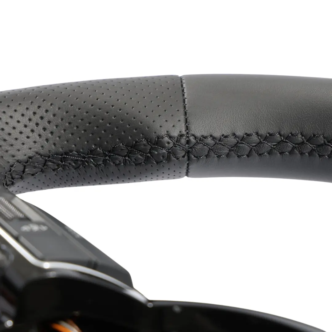 Steering Wheel S-Line NEW Black Leather Flat Bottom Paddle Shift to Audi A5 8T with Part number 8K0419091DB Audi A5 8T Steering Wheel S-Line NEW Black Leather Flat Bottom Paddle Shift - SKU 8K0419091DB-1 - Part number 8K0419091DB