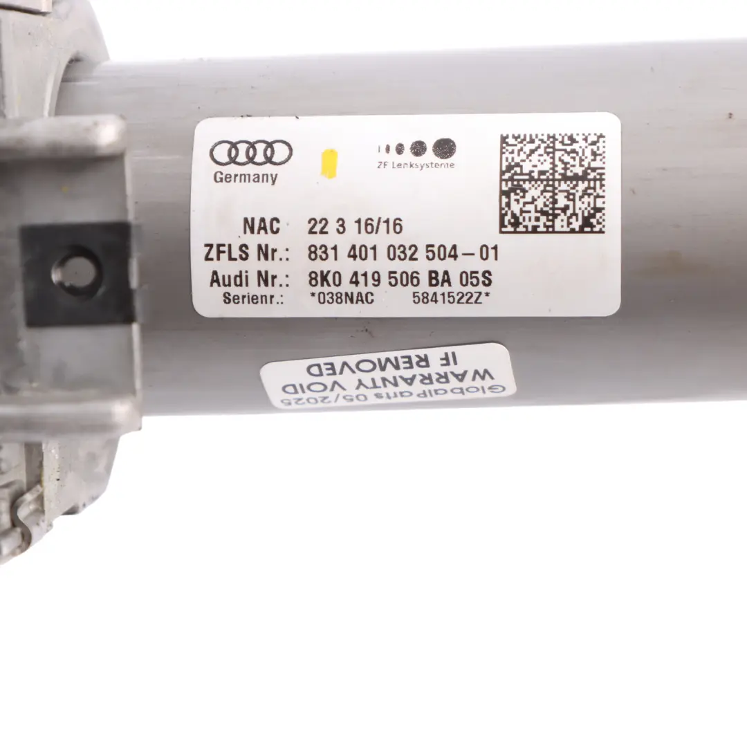 Colonne Direction Unité Direction Électrique Réglable pour Audi A4 RS4 B8 à propos du numéro de pièce 8K0419506BA Audi A4 RS4 B8 Colonne Direction Unité Direction Électrique Réglable - SKU 8K0419506BA - Numéro de pièce 8K0419506BA