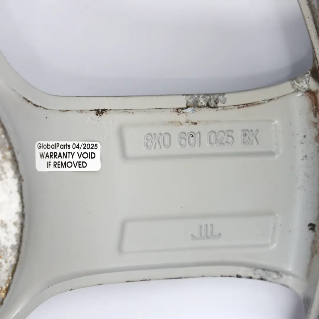 8K Silver Wheel Alloy Rim 17" 7,5J ET:45 to Audi A4 B8 with Part number 8K0601025BK Audi A4 B8 8K Silver Wheel Alloy Rim 17" 7,5J ET:45 - SKU 8K0601025BK-2 - Part number 8K0601025BK