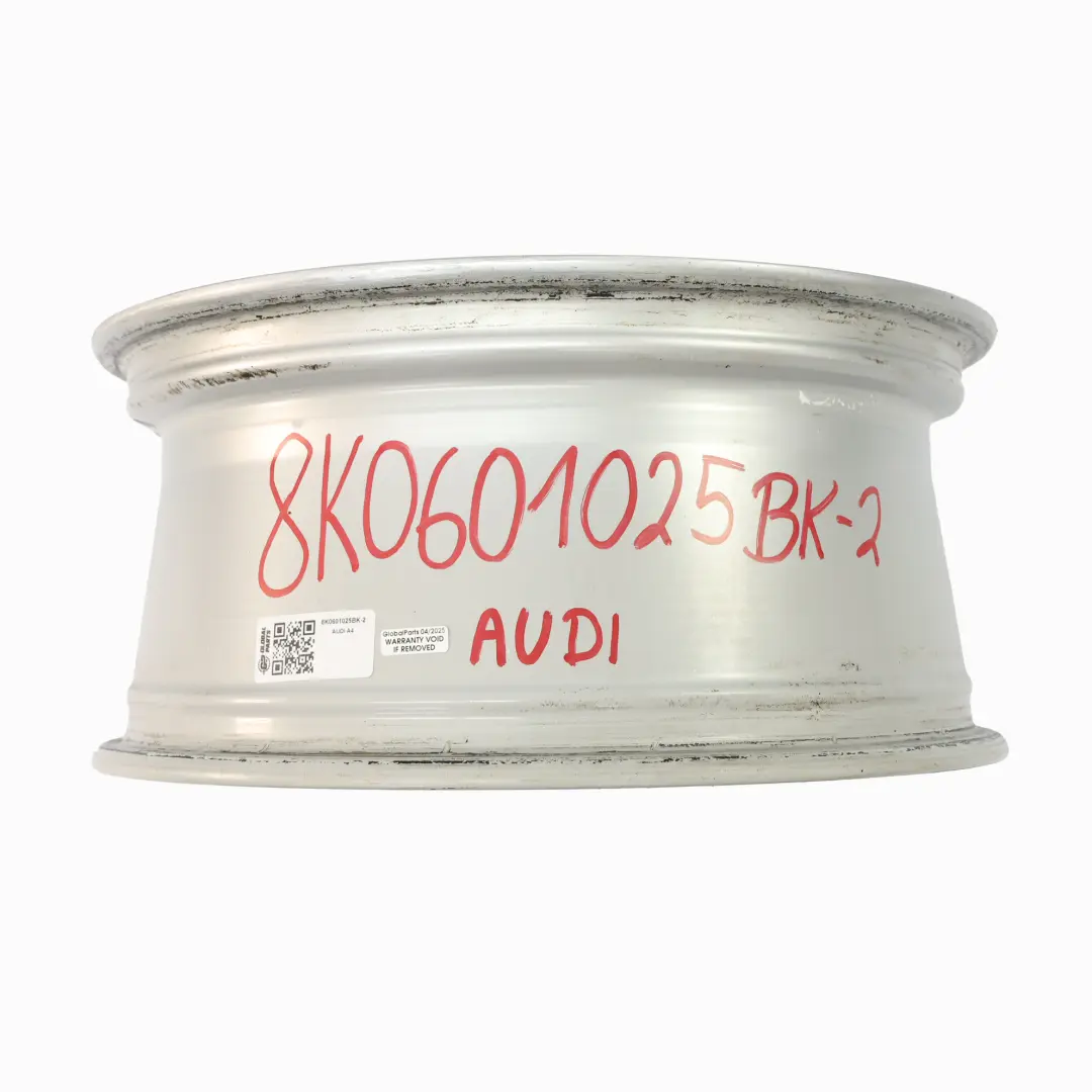 8K Llanta De Aleación Plateada 17" 7,5J ET:45 para Audi A4 B8 con número de pieza 8K0601025BK Audi A4 B8 8K Llanta De Aleación Plateada 17" 7,5J ET:45 - SKU 8K0601025BK-2 - Número de pieza 8K0601025BK
