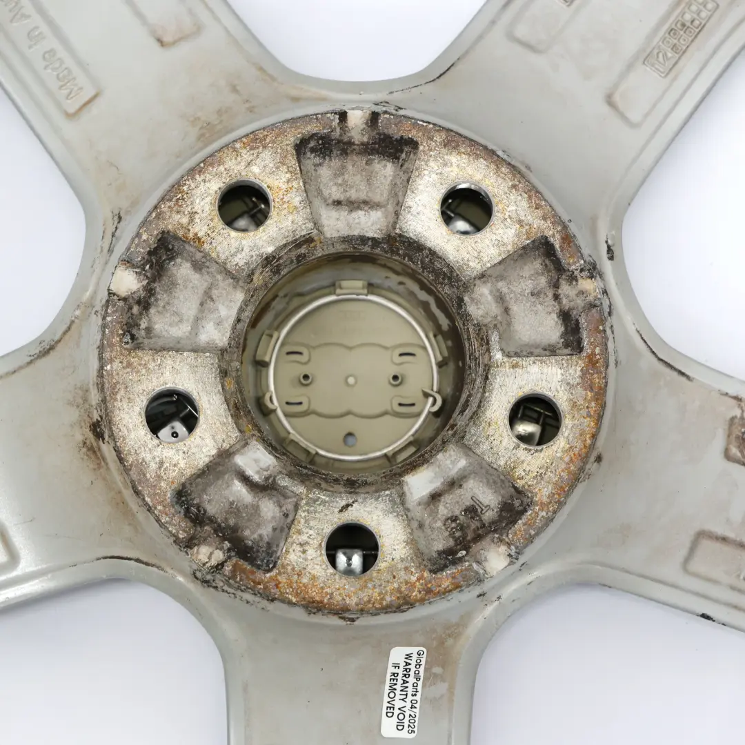 8K Silberne Leichtmetallfelge Alufelge 17" 7,5J ET:45 für Audi A4 B8 mit Teilenummer 8K0601025BK Audi A4 B8 8K Silberne Leichtmetallfelge Alufelge 17" 7,5J ET:45 - SKU 8K0601025BK-3 - Teilenummer 8K0601025BK