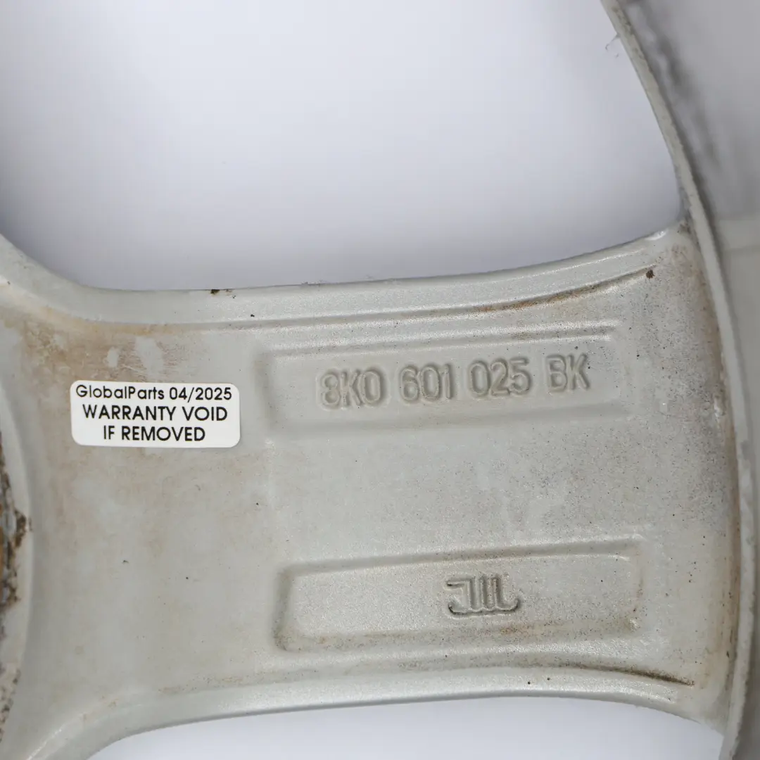 8K Jante Alliage Argent 17" 7,5J ET:45 pour Audi A4 B8 à propos du numéro de pièce 8K0601025BK Audi A4 B8 8K Jante Alliage Argent 17" 7,5J ET:45 - SKU 8K0601025BK-3 - Numéro de pièce 8K0601025BK