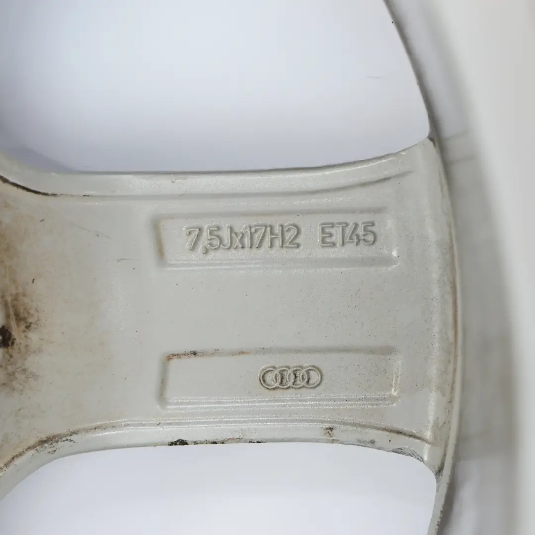 8K Llanta De Aleación Plateada 17" 7,5J ET:45 para Audi A4 B8 con número de pieza 8K0601025BK Audi A4 B8 8K Llanta De Aleación Plateada 17" 7,5J ET:45 - SKU 8K0601025BK-3 - Número de pieza 8K0601025BK