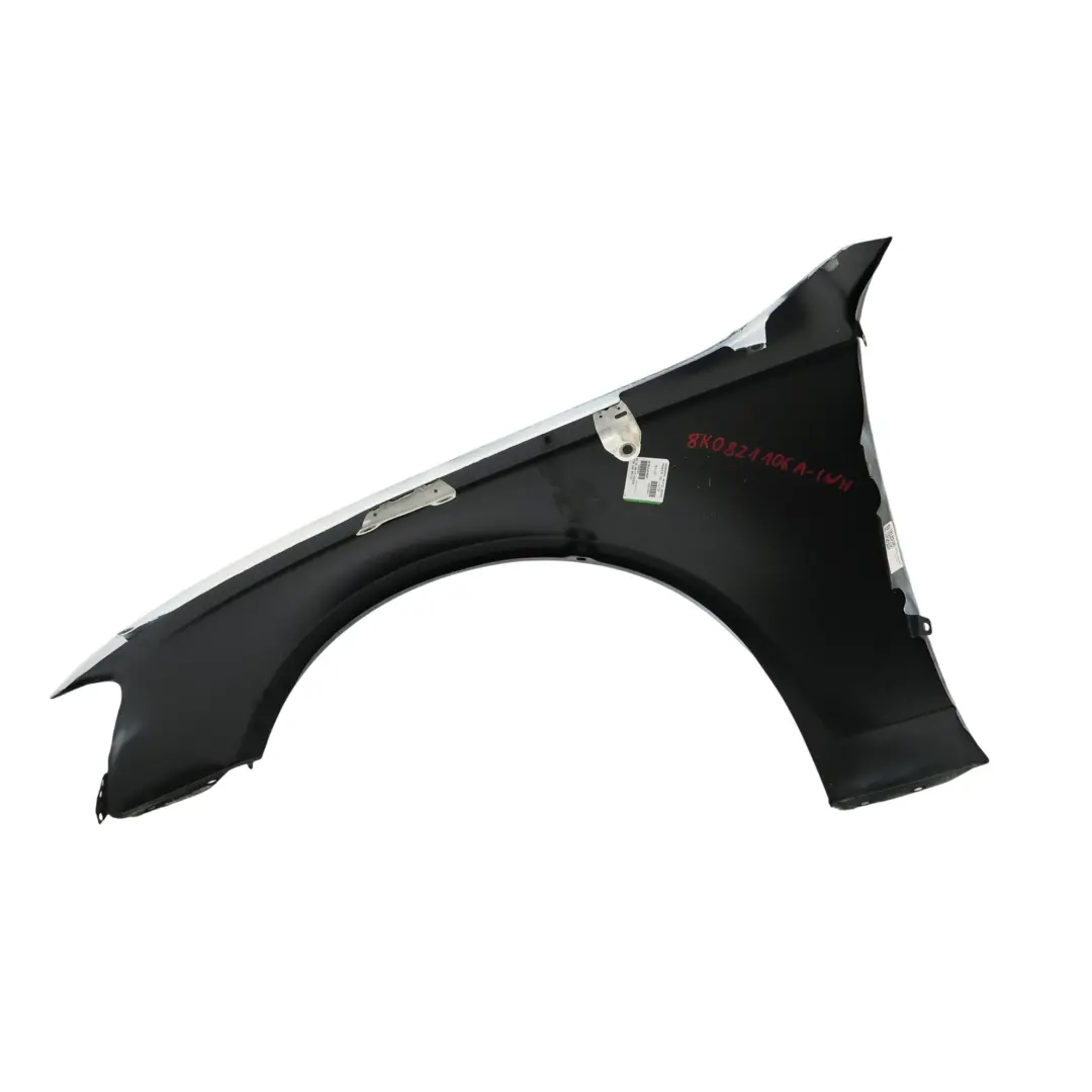 Panneau latéral Avant Aile droite Revêtement d'aile Ibis White - Y9C pour Audi A4 B8 à propos du numéro de pièce 8K0821106A Audi A4 B8 Panneau latéral Avant Aile droite Revêtement d'aile Ibis White - Y9C - SKU 8K0821106A-IWH - Numéro de pièce 8K0821106A