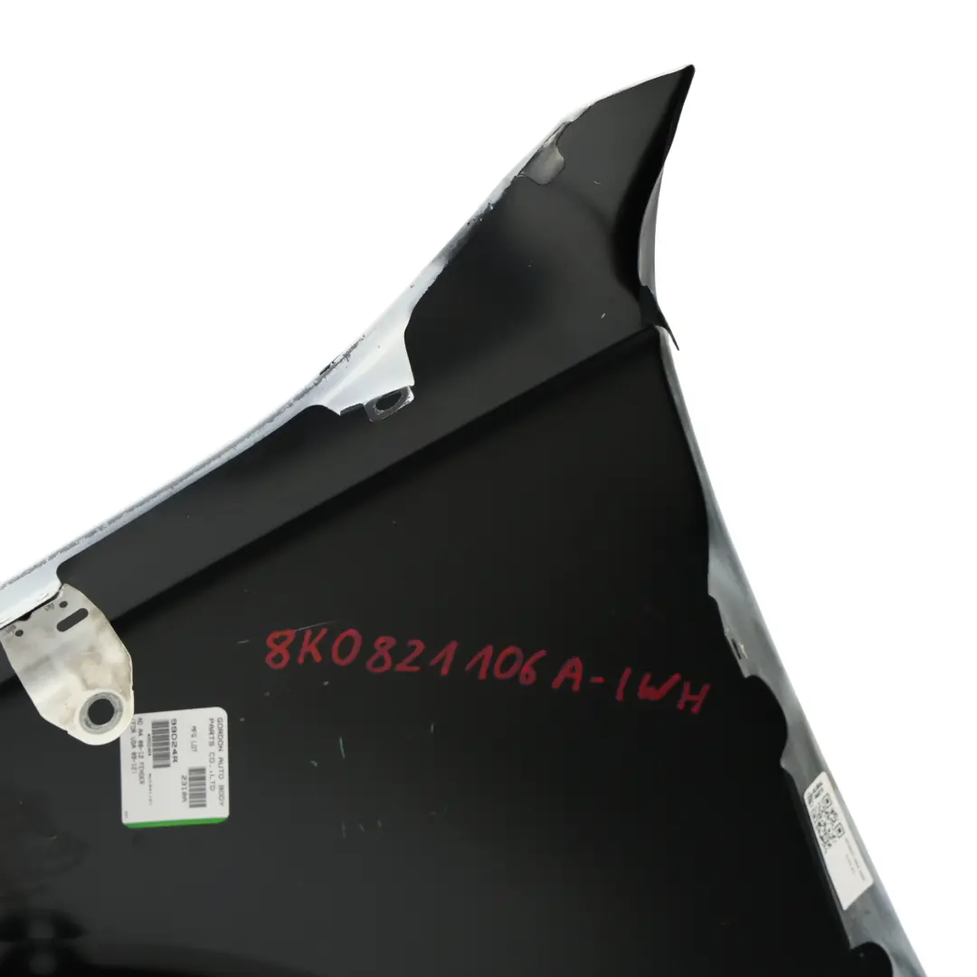 Pannello Laterale Anteriore Destro Parafango Copertura Ibis White Y9C per Audi A4 B8 con numero di parte 8K0821106A Audi A4 B8 Pannello Laterale Anteriore Destro Parafango Copertura Ibis White Y9C - SKU 8K0821106A-IWH - Numero di parte 8K0821106A