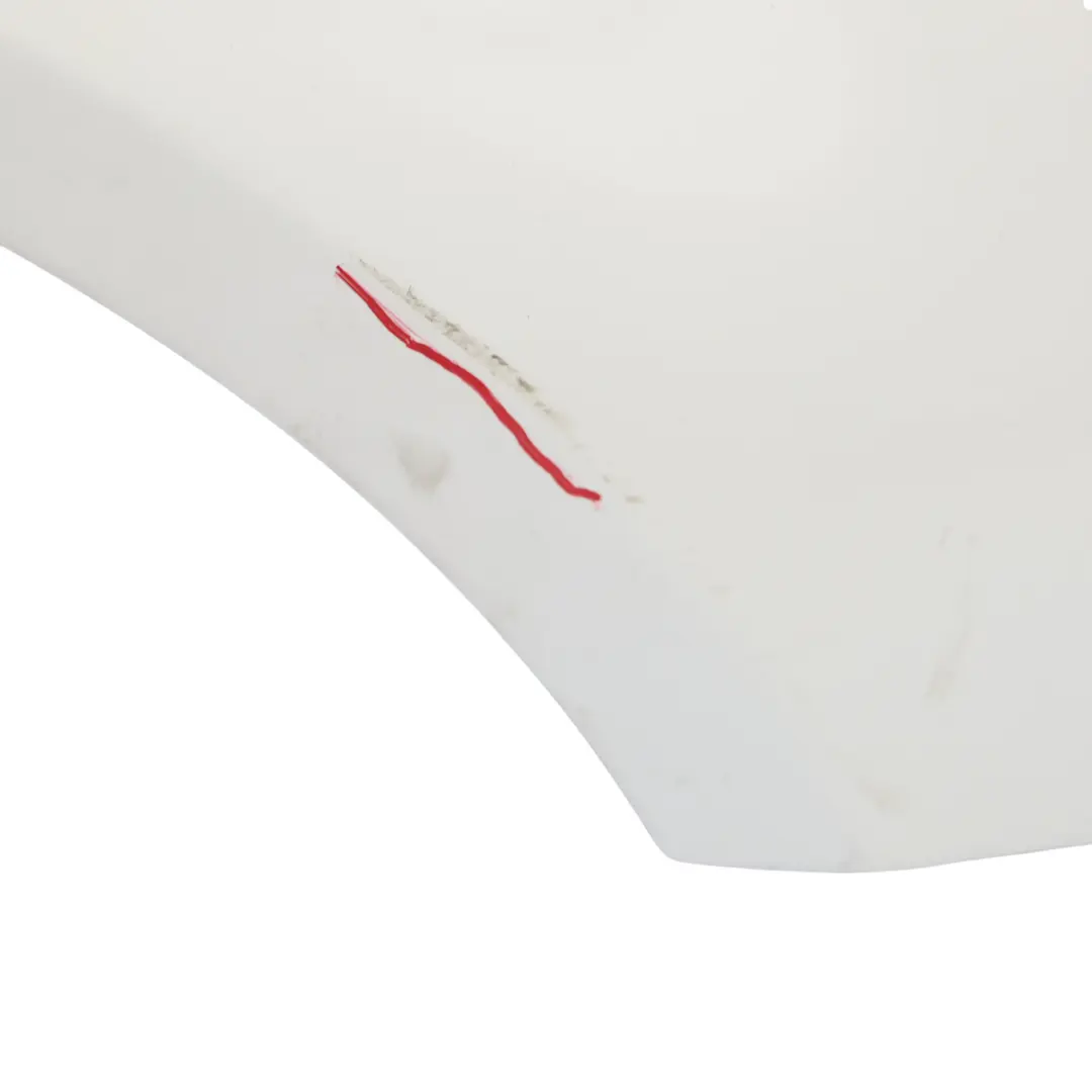 Audi A4 B8 Błotnik Prawy Przedni Osłona Ibis White Biały - Y9C - SKU 8K0821106A-IWH - Numer Części 8K0821106A