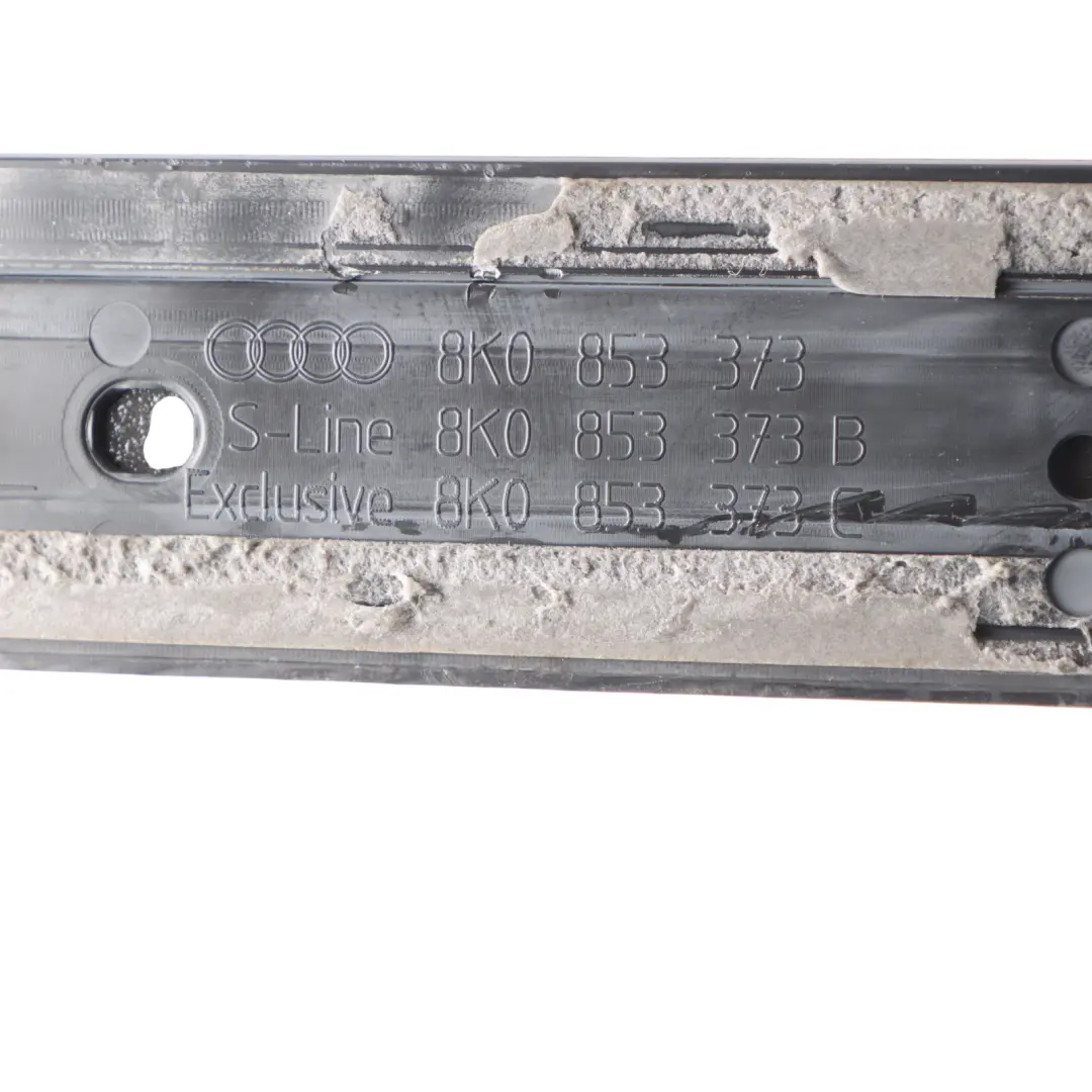 Door Sill Trim Front Left N/S Step Plate to Audi A4 B8 Allroad Quattro with Part number 8K0853373 Audi A4 B8 Allroad Quattro Door Sill Trim Front Left N/S Step Plate - SKU 8K0853373-2 - Part number 8K0853373